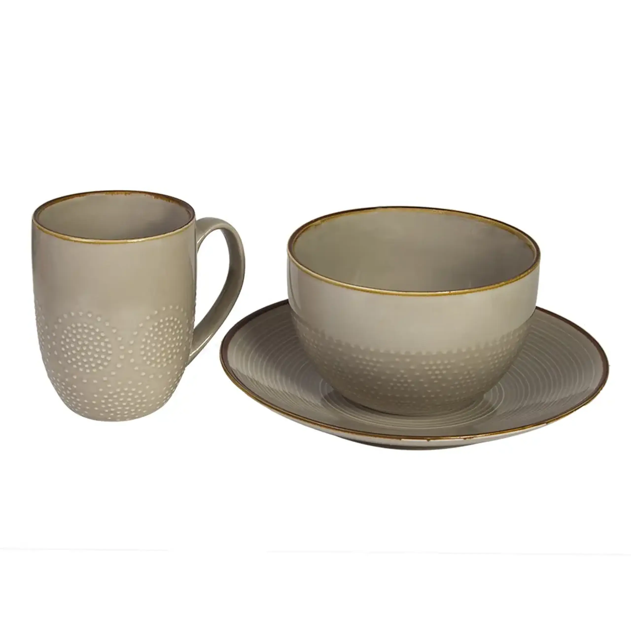 Farfurie ceramică sură 21,5 cm