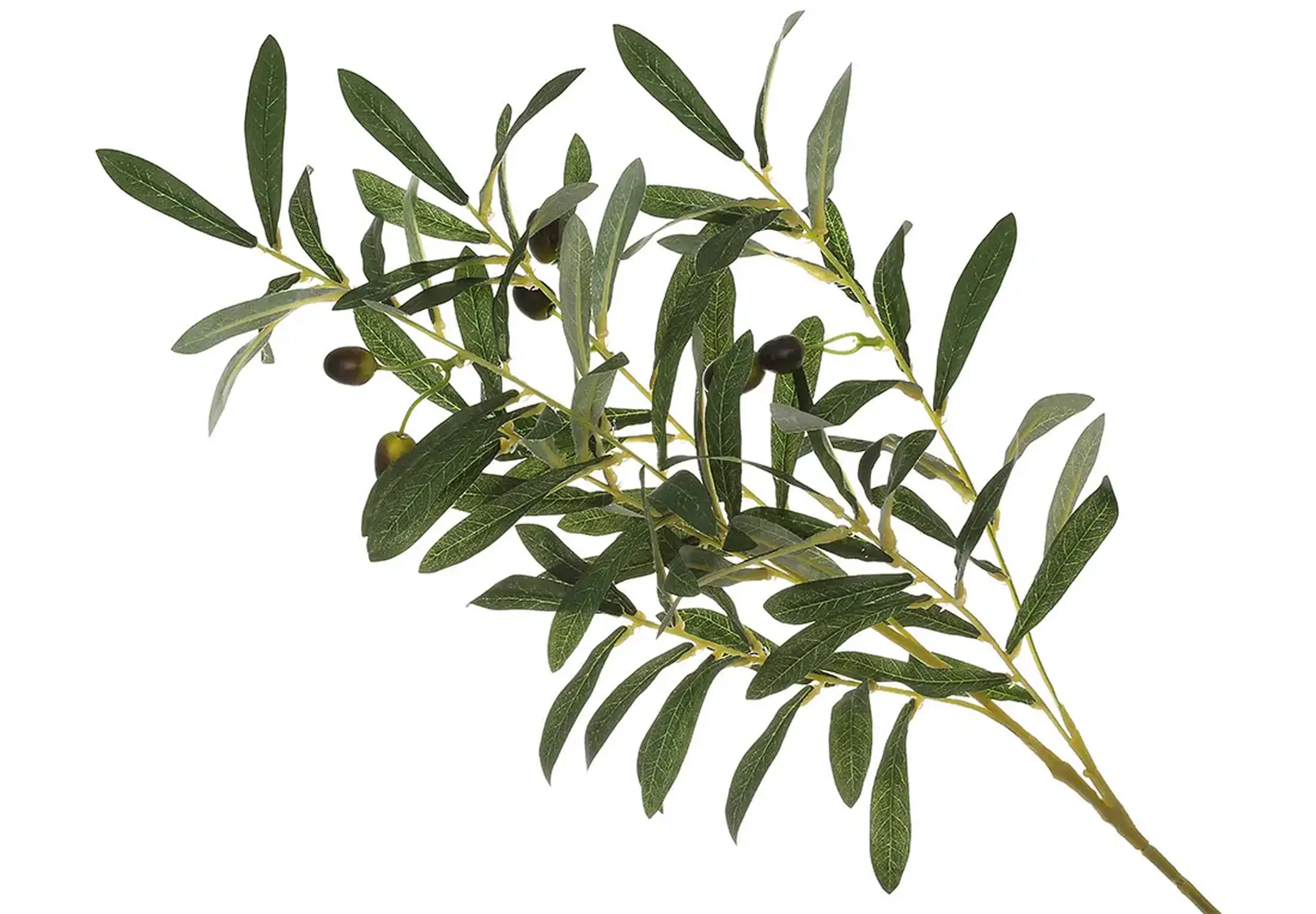 Ramură decorativă de Olive, 90cm