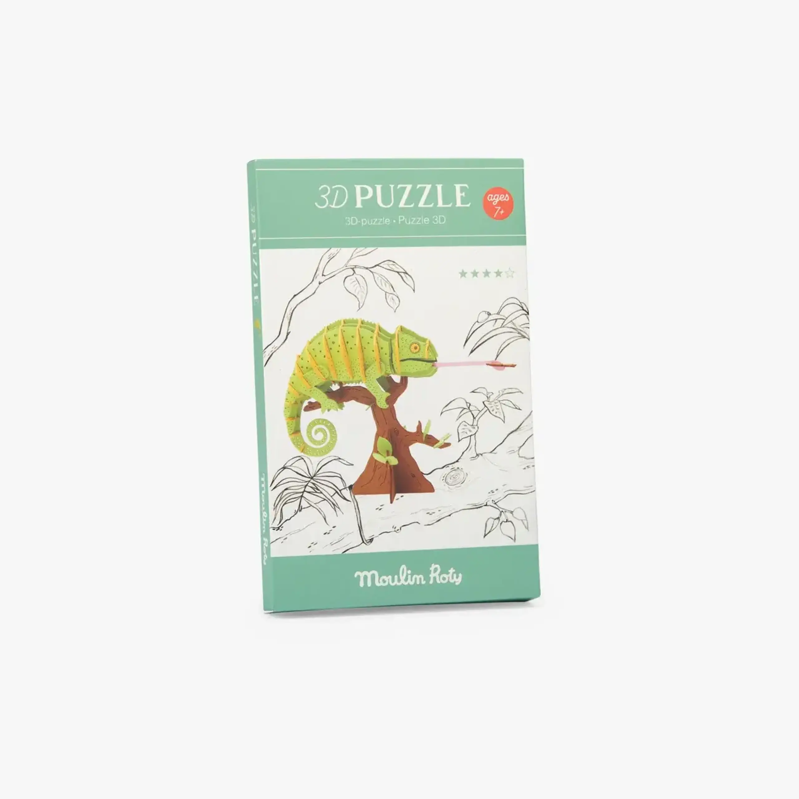 Puzzle 3D Cameleon — Moulin Roty