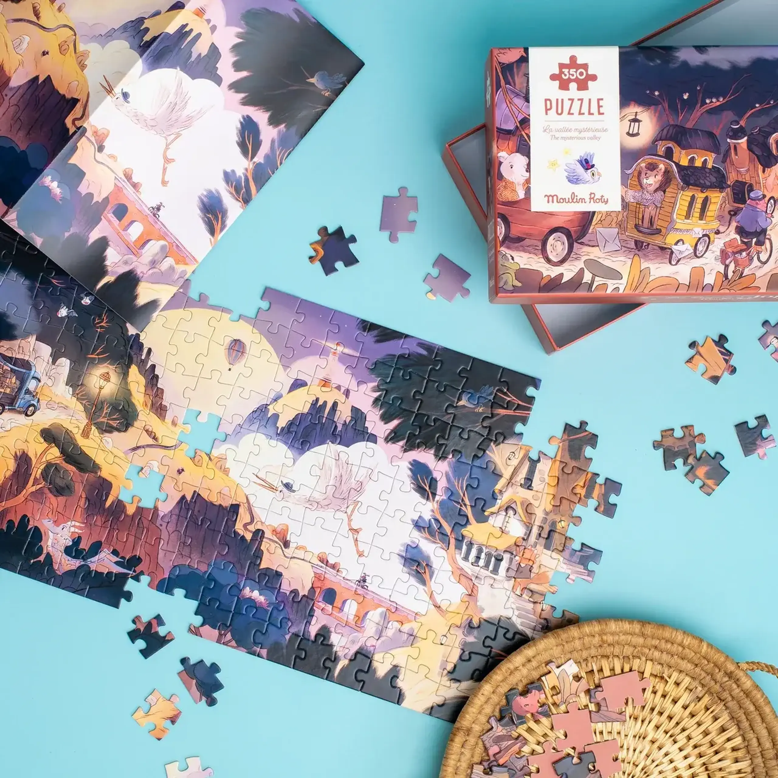 Puzzle Valea misterioasă, 350 de piese — Moulin Roty