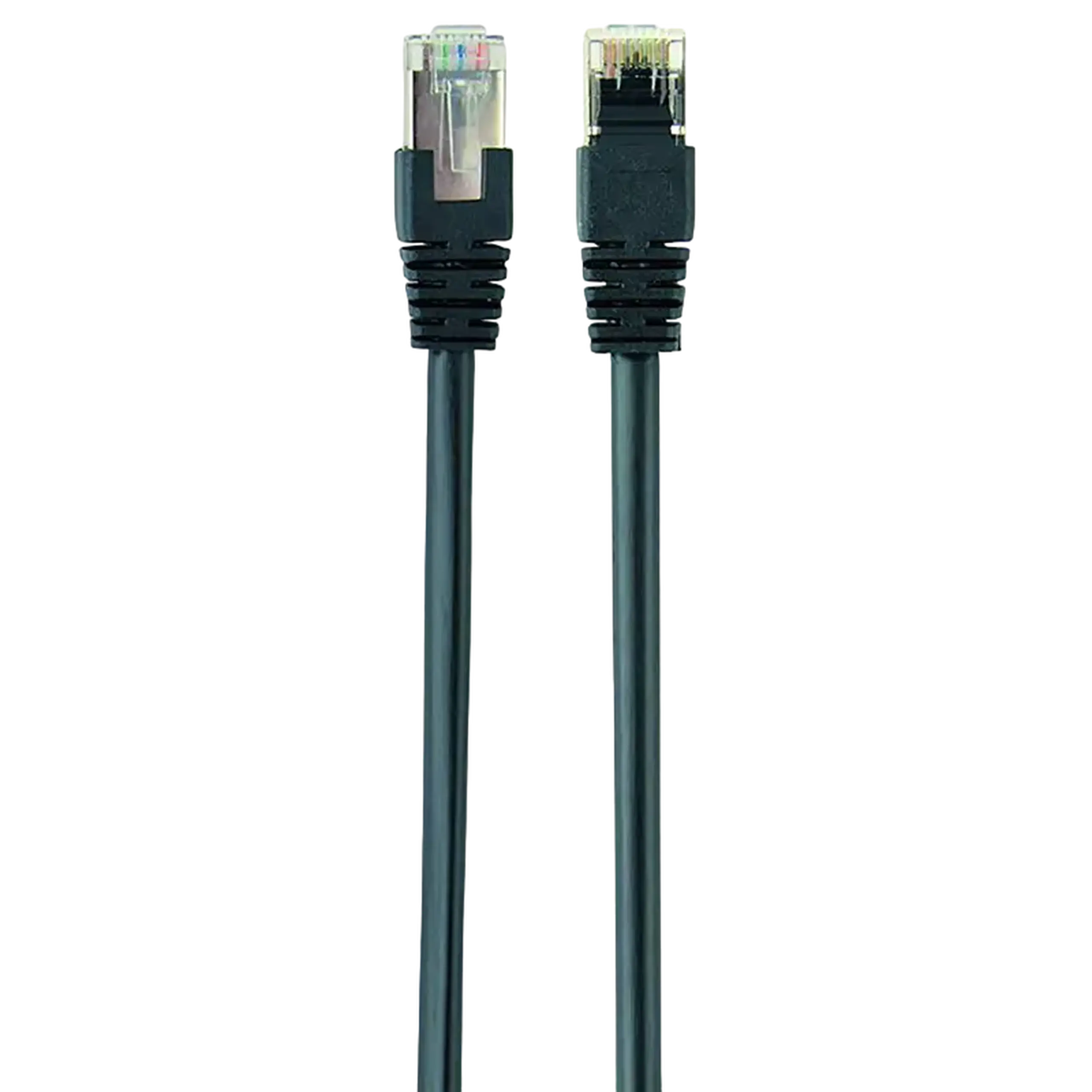 Patch cord Cablexpert PP22-2M/BK, Cat5e FTP, 2m, Negru
