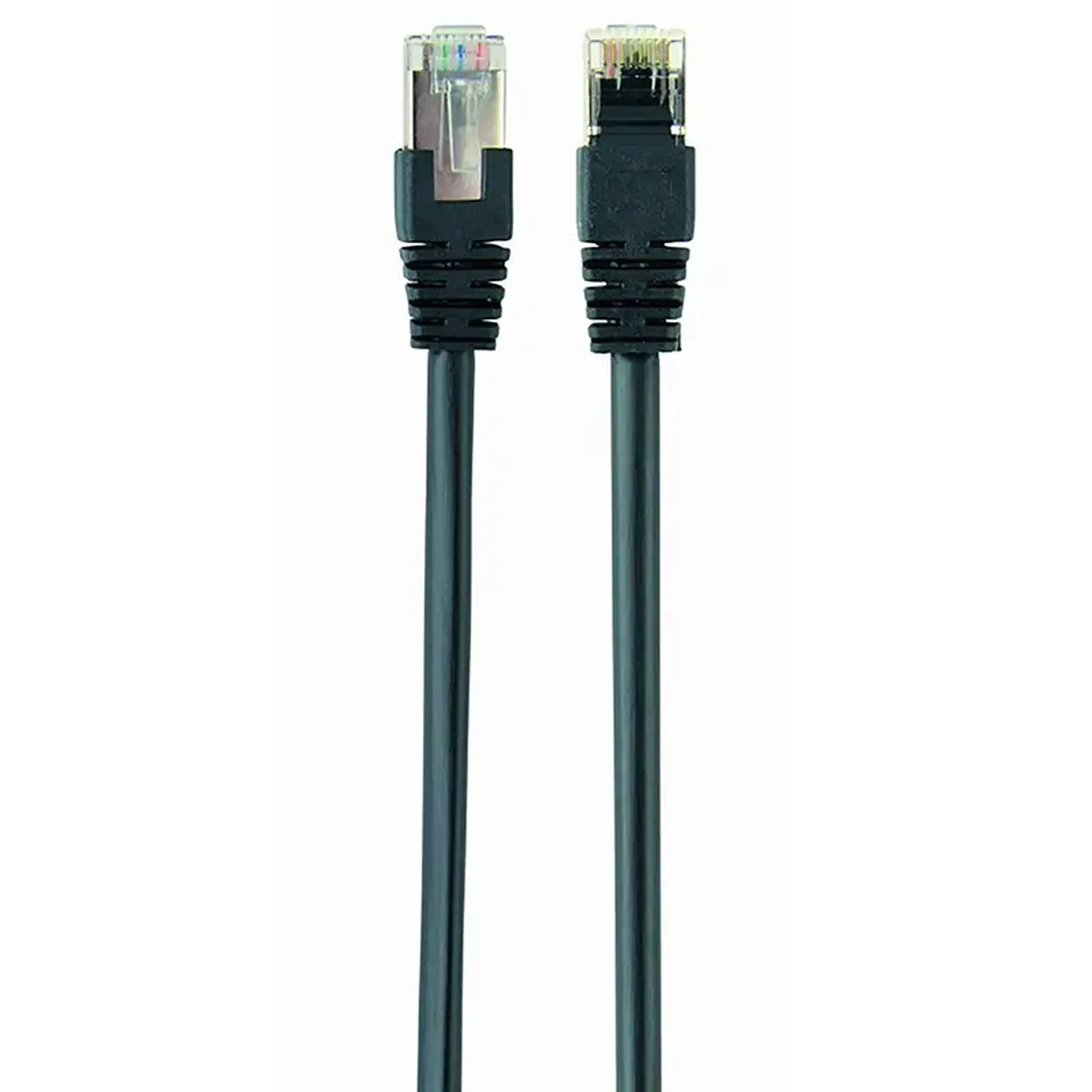 Patch cord Cablexpert PP22-2M/BK, Cat5e FTP, 2m, Negru