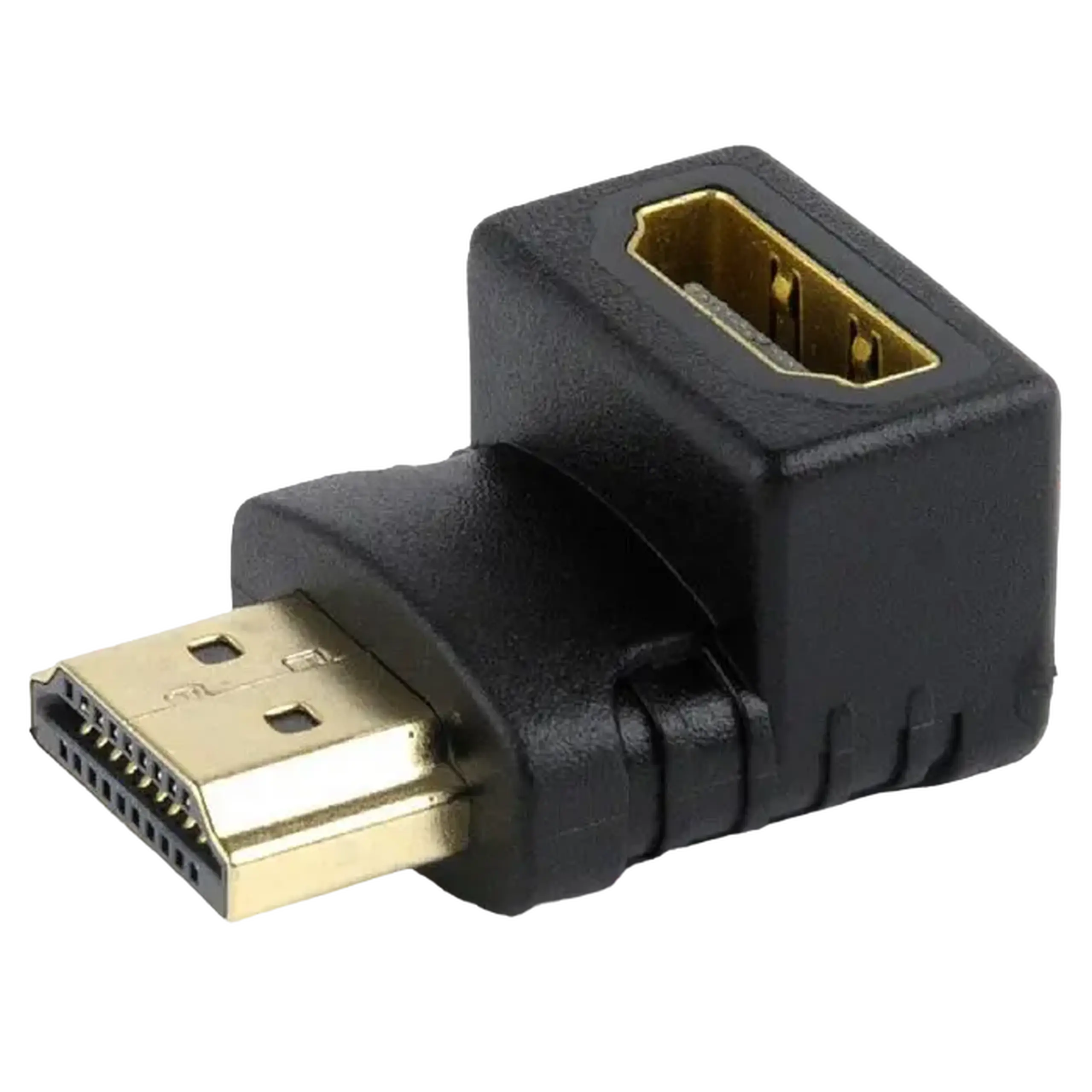 Adaptor Video Cablexpert A-HDMI90-FML, HDMI (M) - HDMI (F), Negru