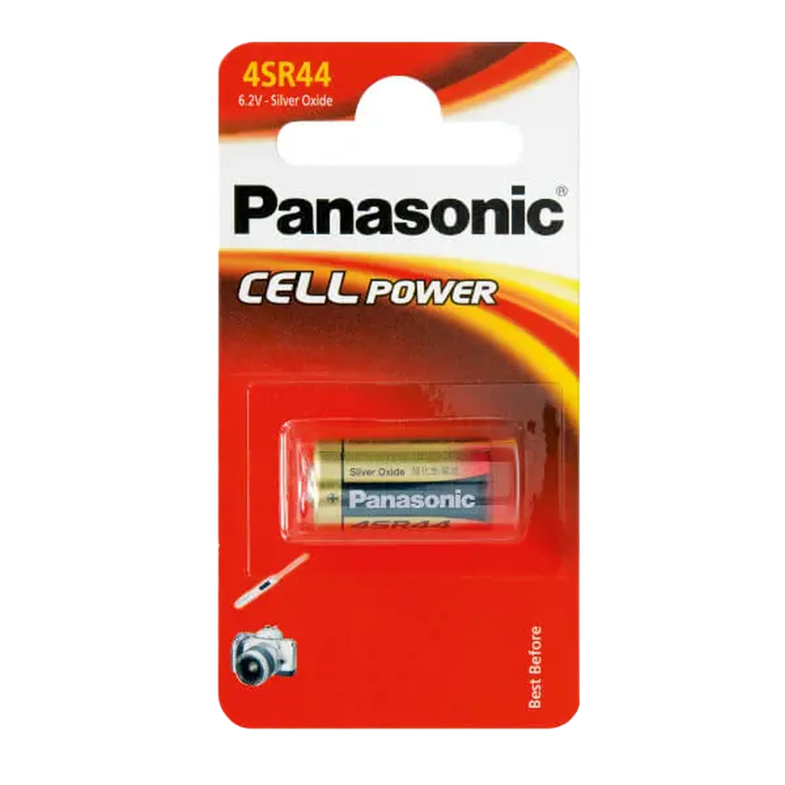 Baterii Panasonic 4SR-44L, SR44, 180mAh, 1buc.