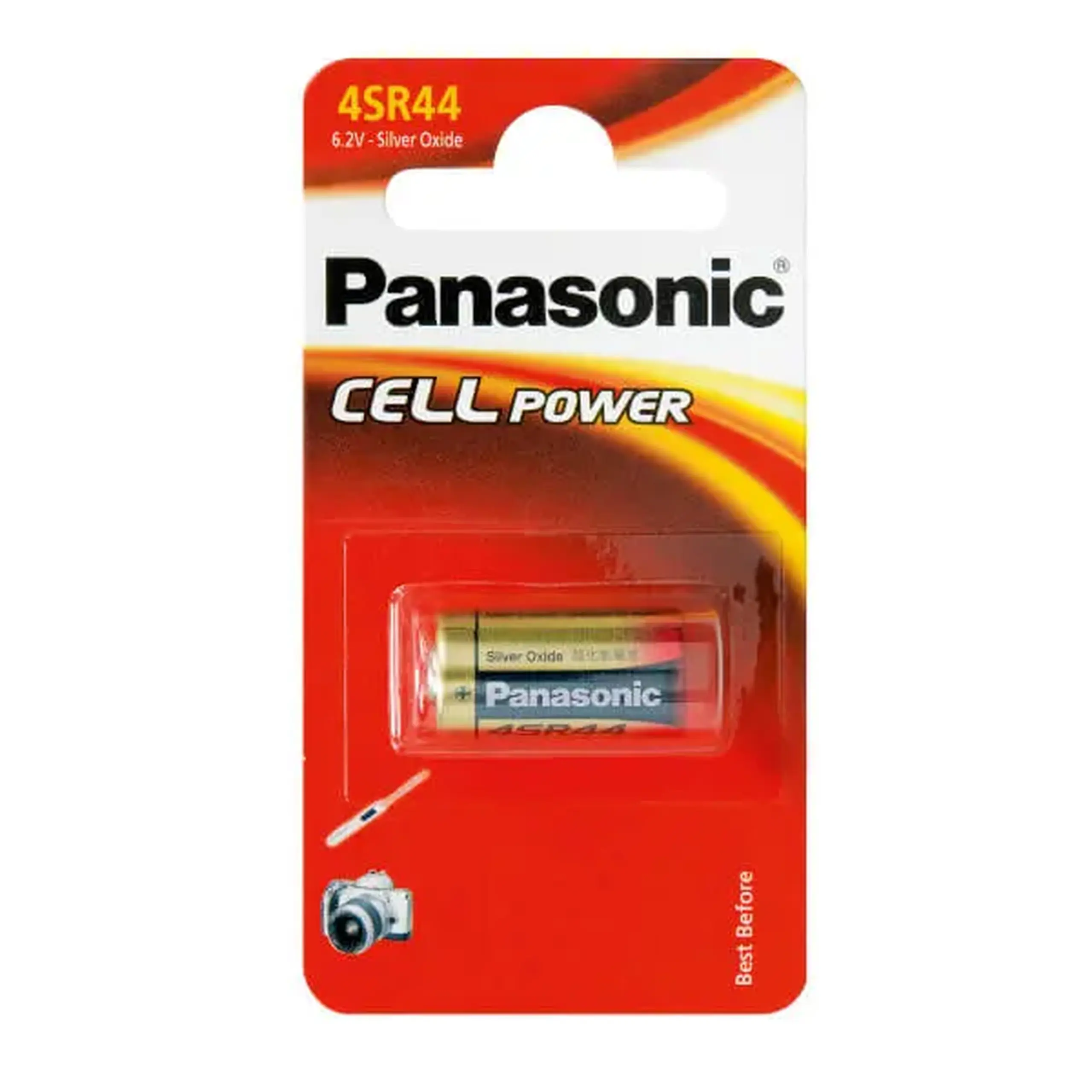 Baterii Panasonic 4SR-44L, SR44, 180mAh, 1buc.