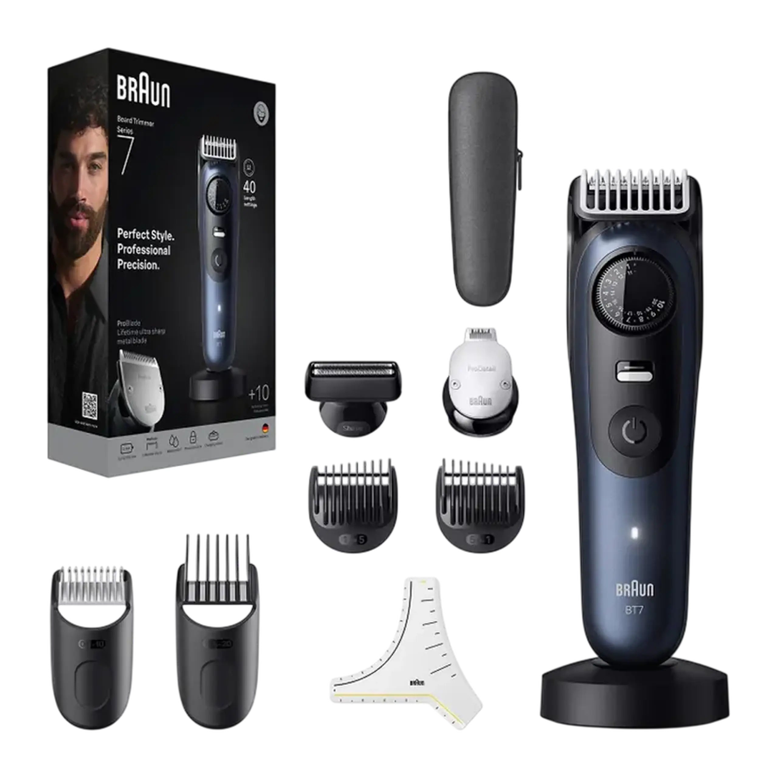 Trimmer pentru bărbați Braun BT7540, Albastru