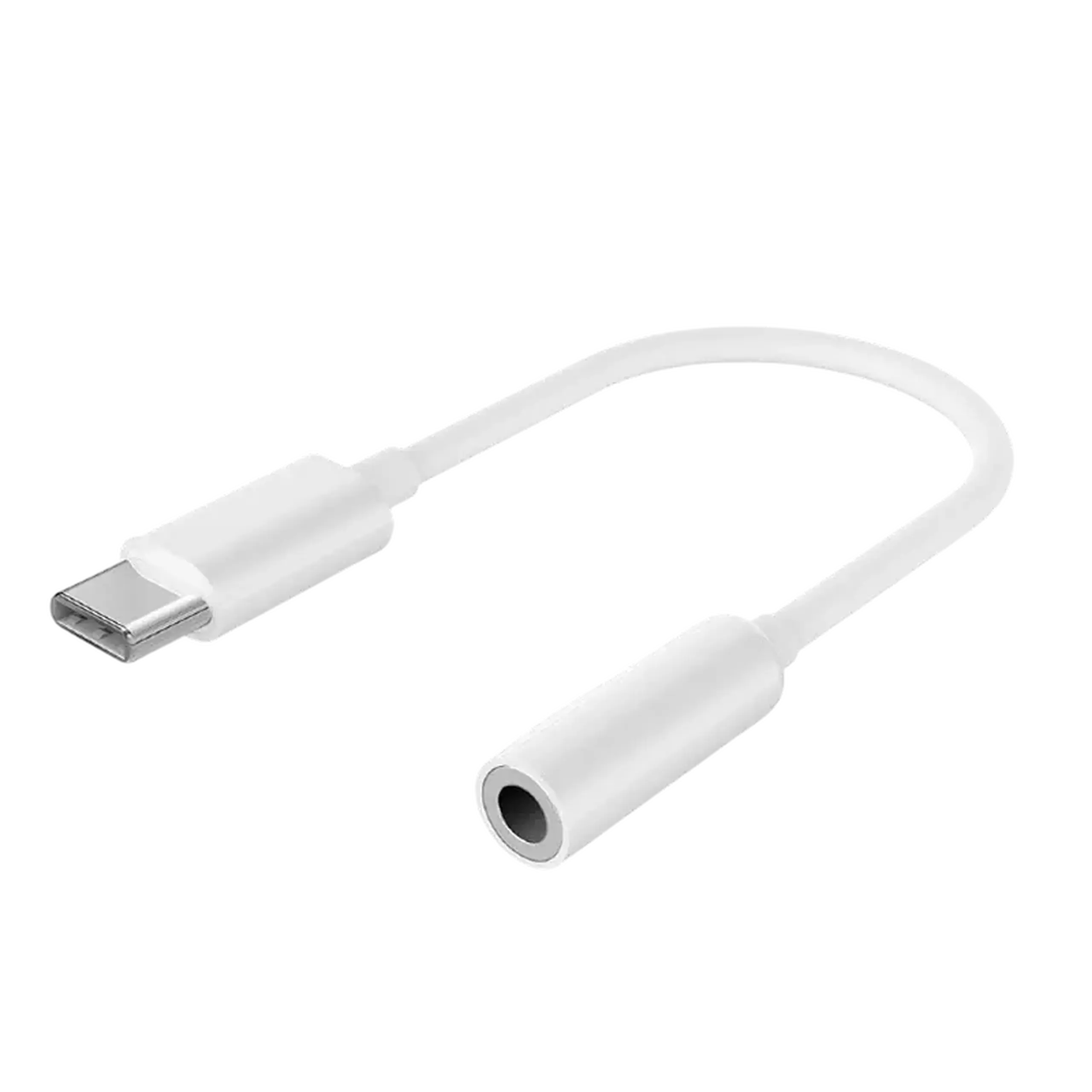 Audio Adaptor Cablexpert A-CM-3.5F-01, USB Type-C (M) - 3.5mm 4-pin (F), 0,01 m, Alb