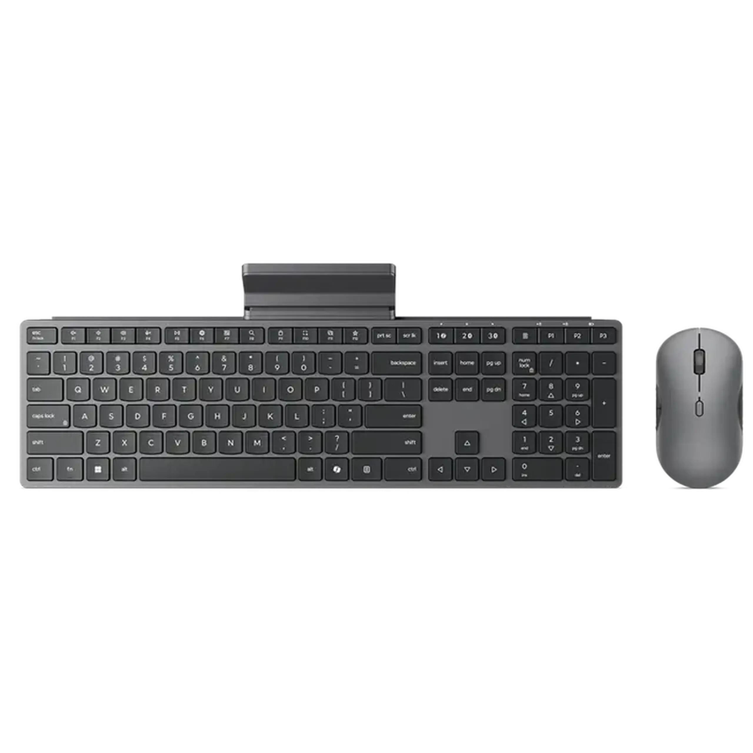 Set Tastatură + Mouse Lenovo 700, Fără fir, Luna Grey