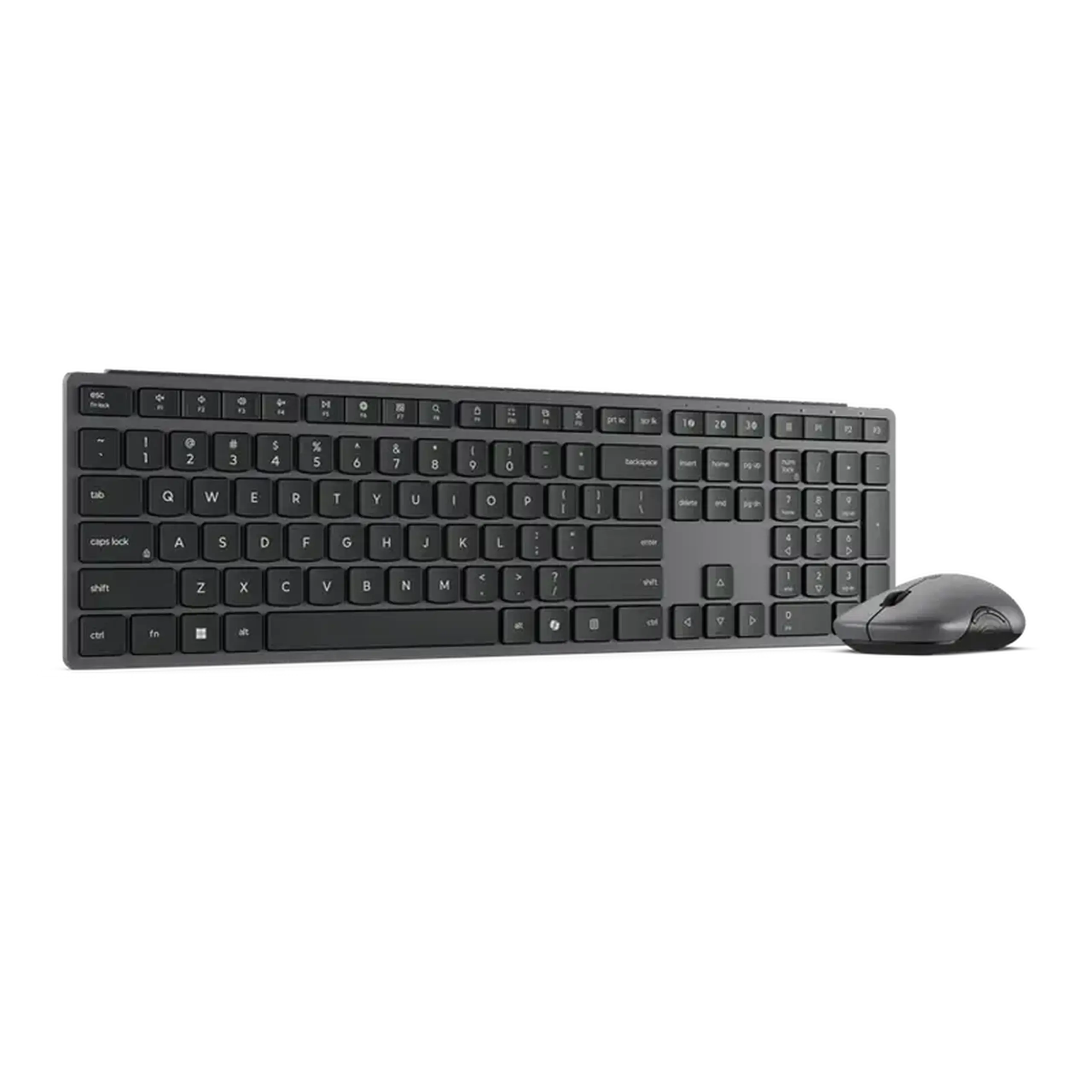 Set Tastatură + Mouse Lenovo 700, Fără fir, Luna Grey