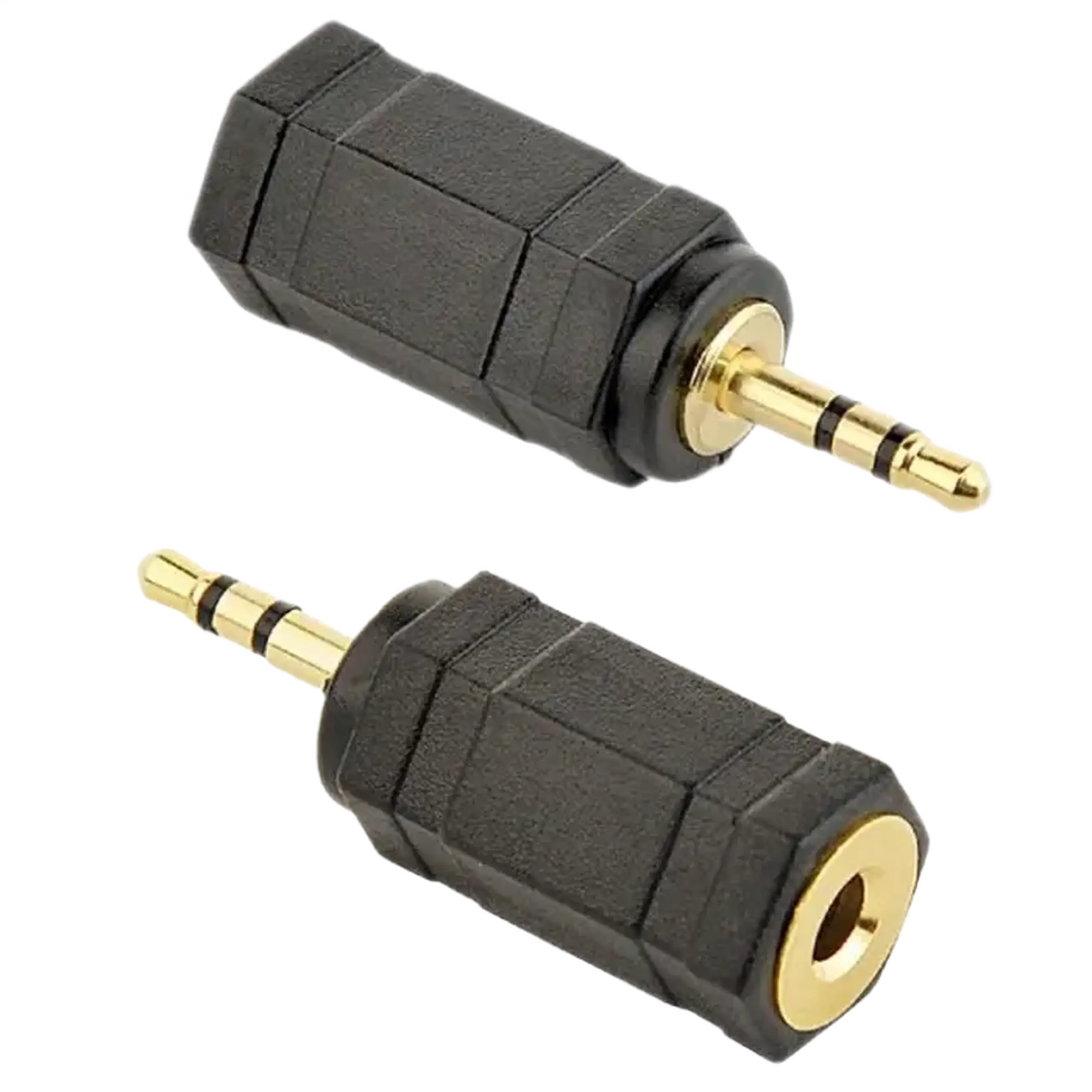 Audio Adaptor Cablexpert A-3.5F-2.5M, 3.5mm 3-pin (F) - 2.5mm 3-pin (M), Negru