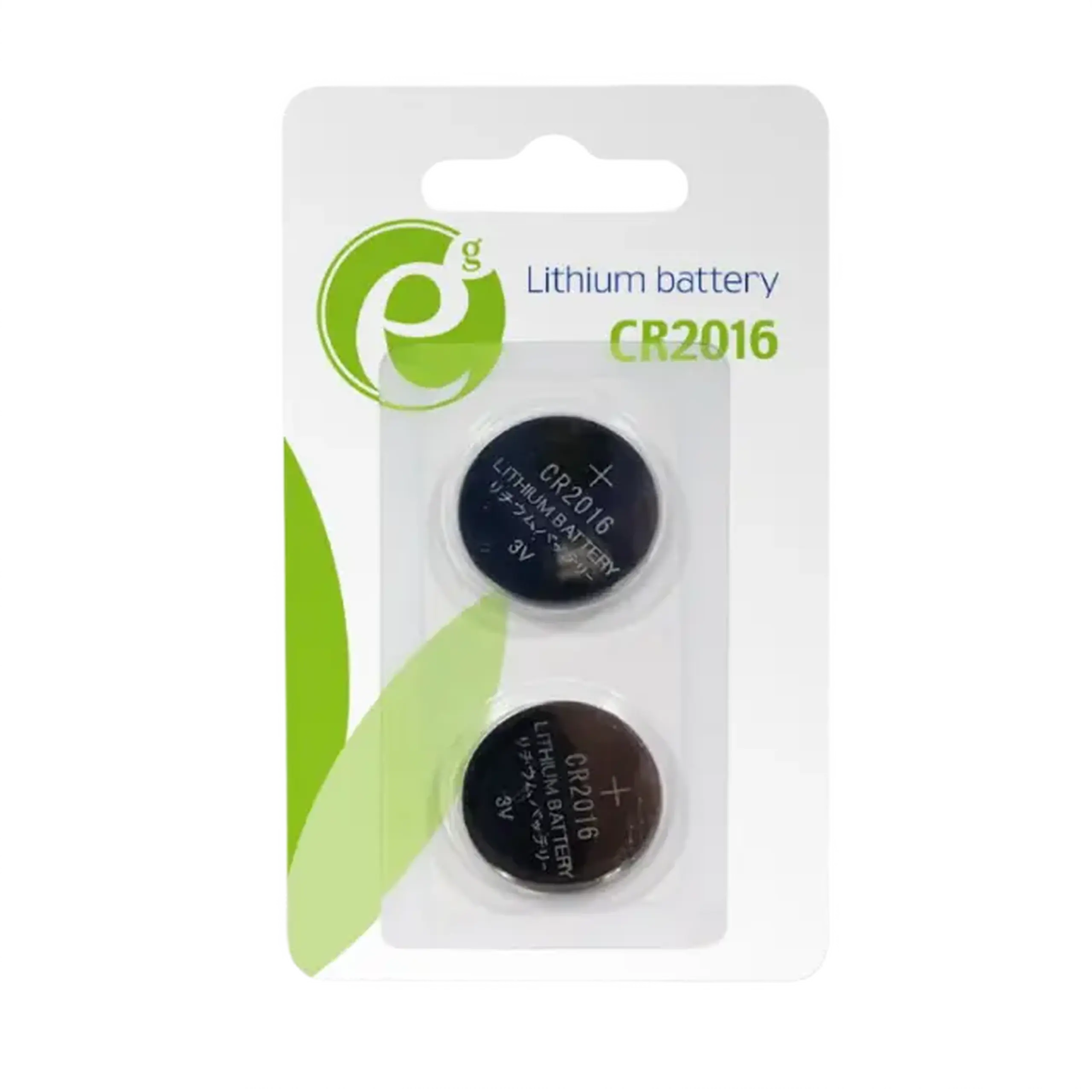 Baterii rotunde Energenie EG-BA-CR2016-01, CR2016, 80mAh, 2buc.