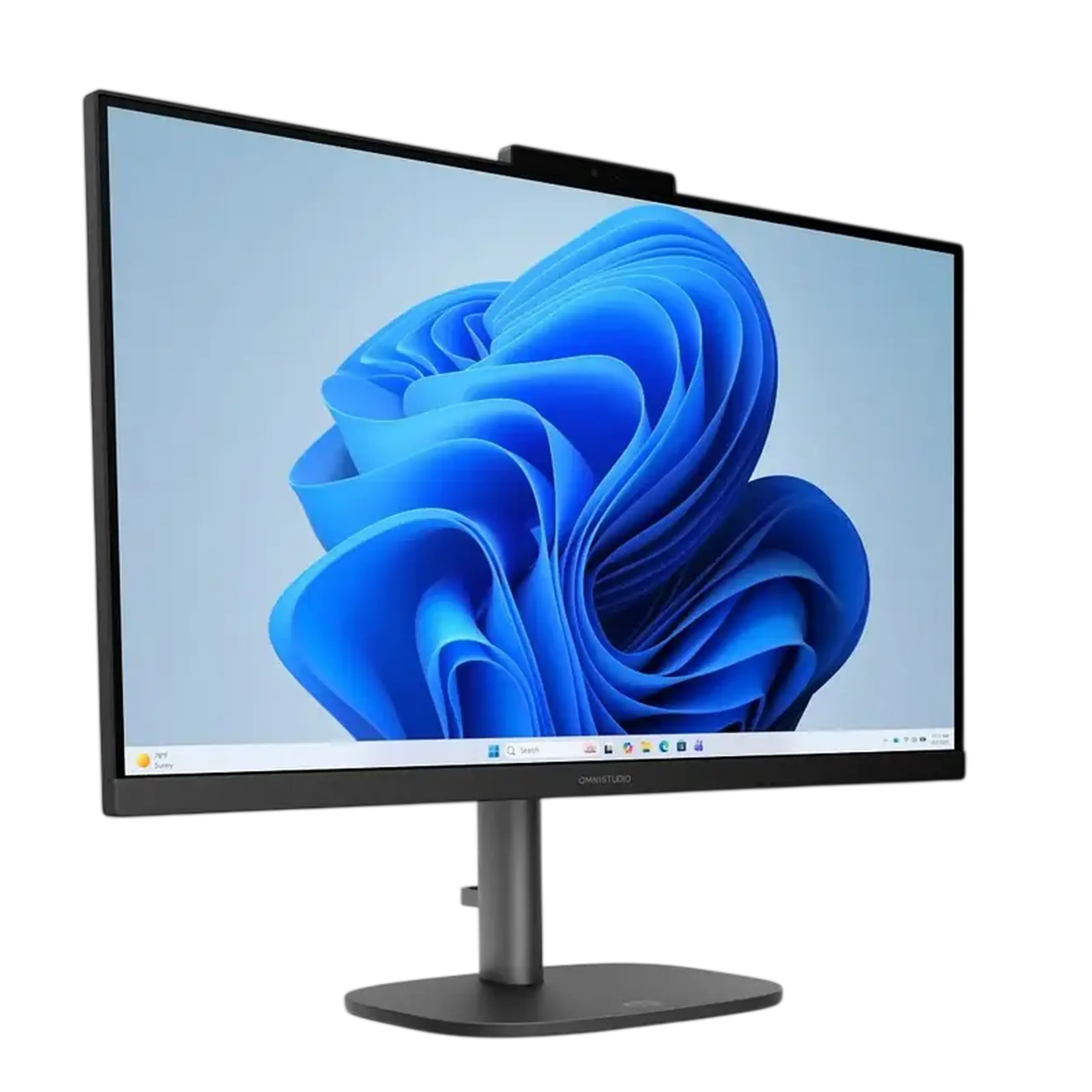 Computer All-in-One HP OmniStudio 24-cu0099ci, 23,8", Intel Core 5 120U, 12GB/512GB, FreeDOS, Negru