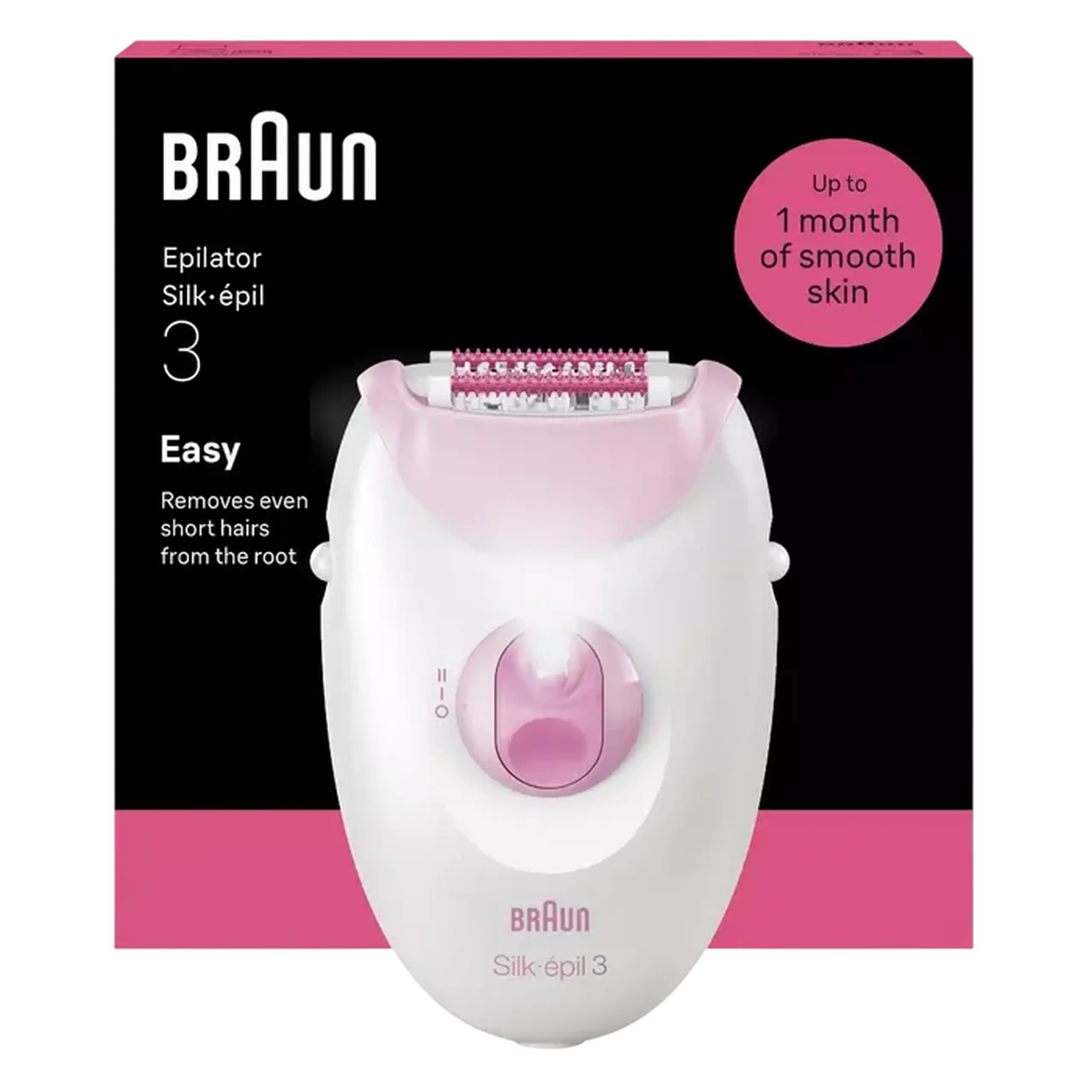 Epilator Braun SE3000, Alb