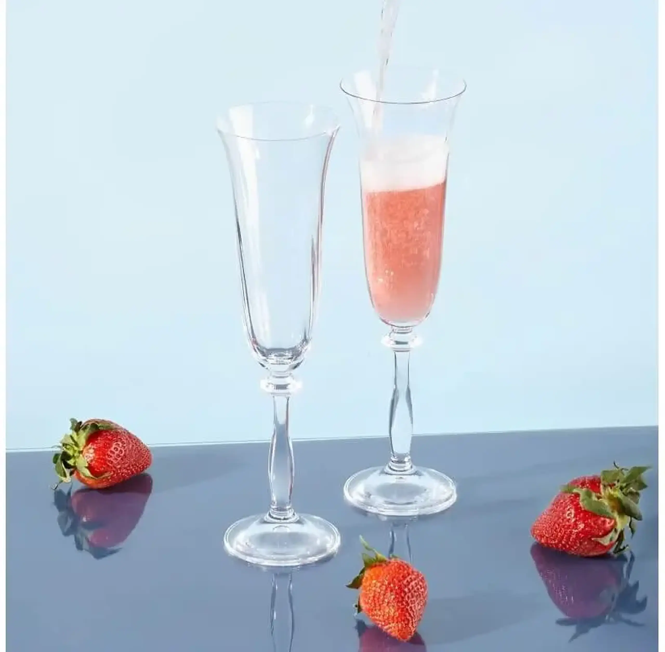 Set pahare pentru șampanie Angela Bohemia Crystal 2 buc