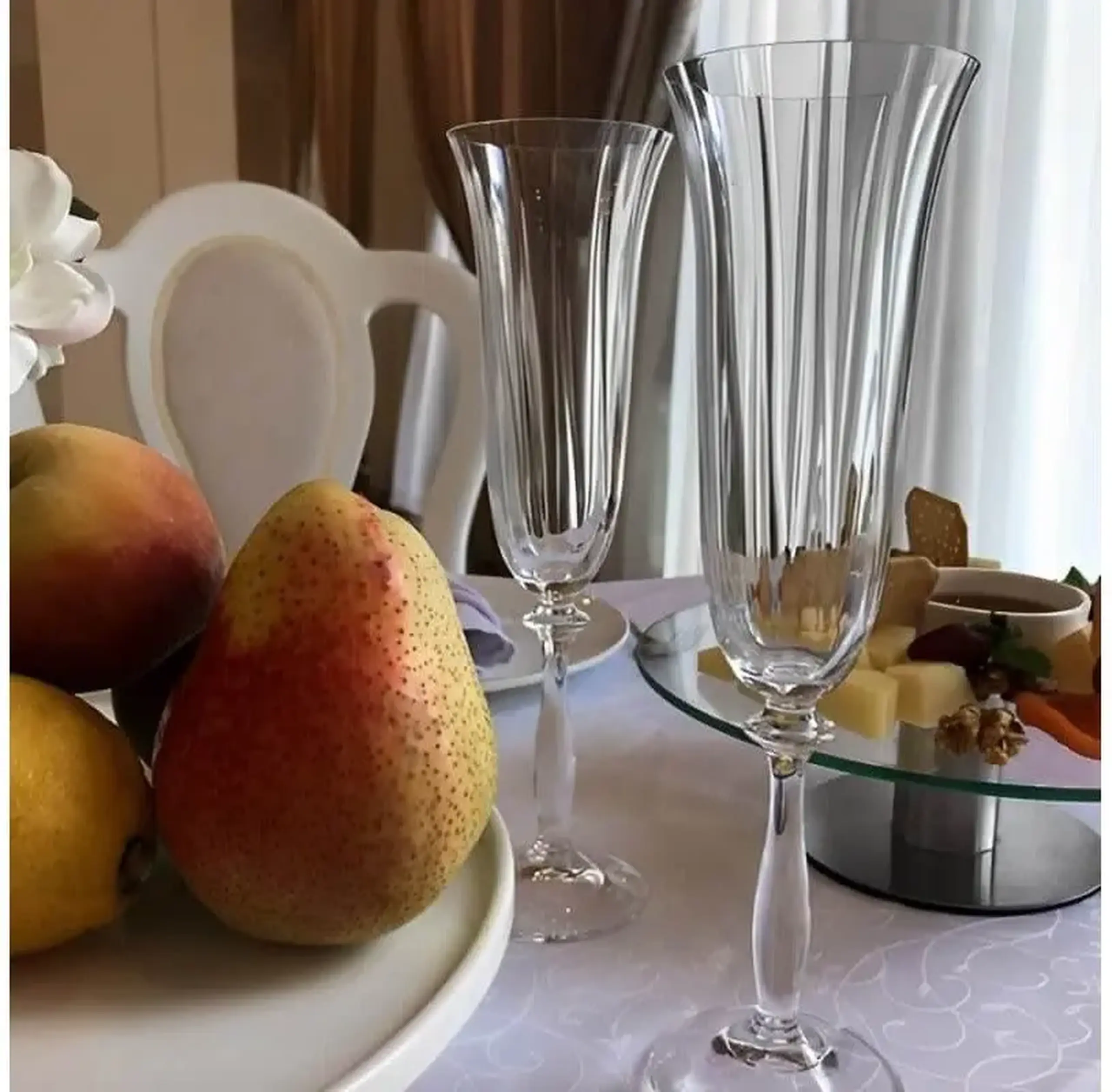 Set pahare pentru șampanie Angela Bohemia Crystal 2 buc