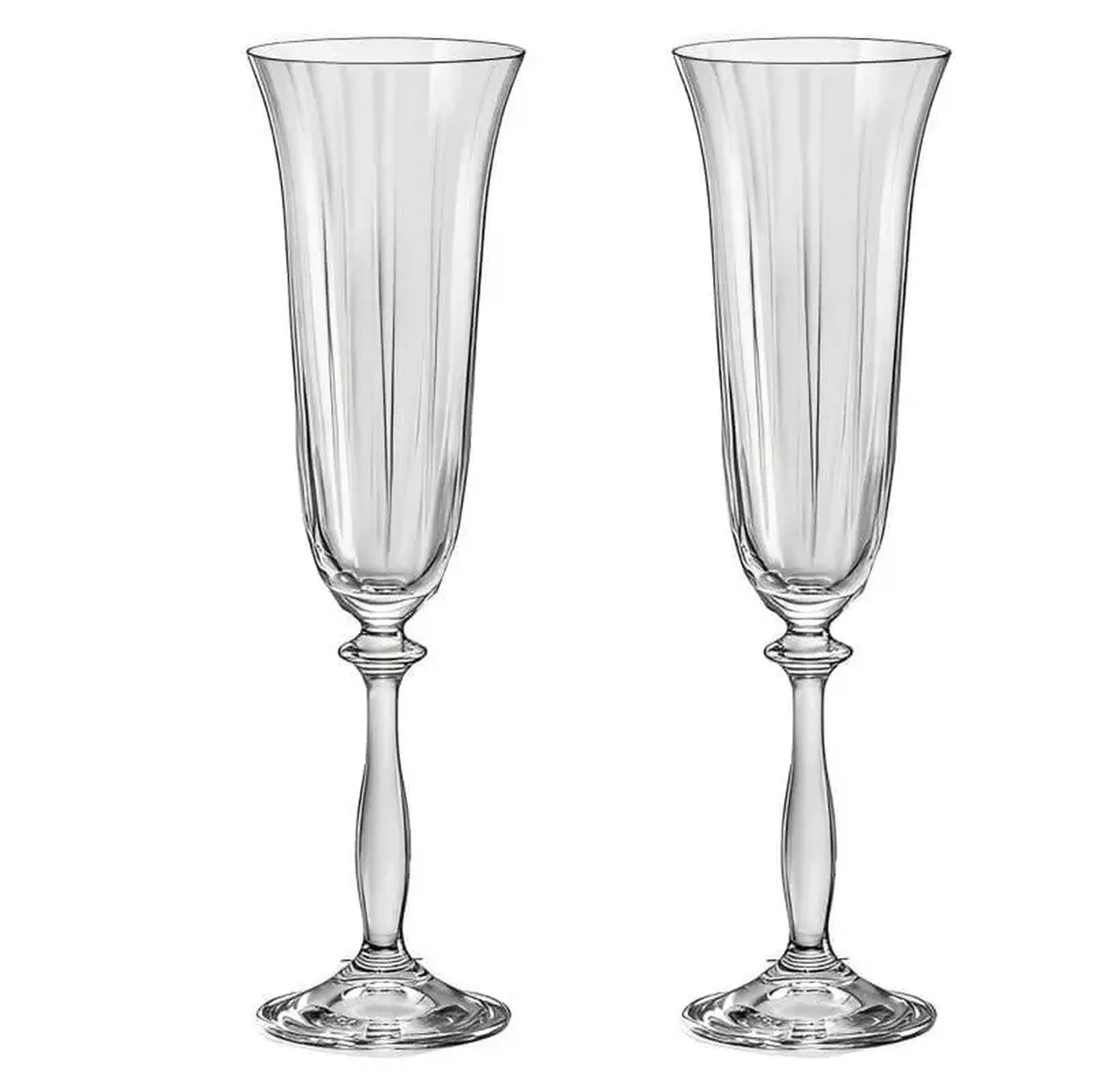 Set pahare pentru șampanie Angela Bohemia Crystal 2 buc