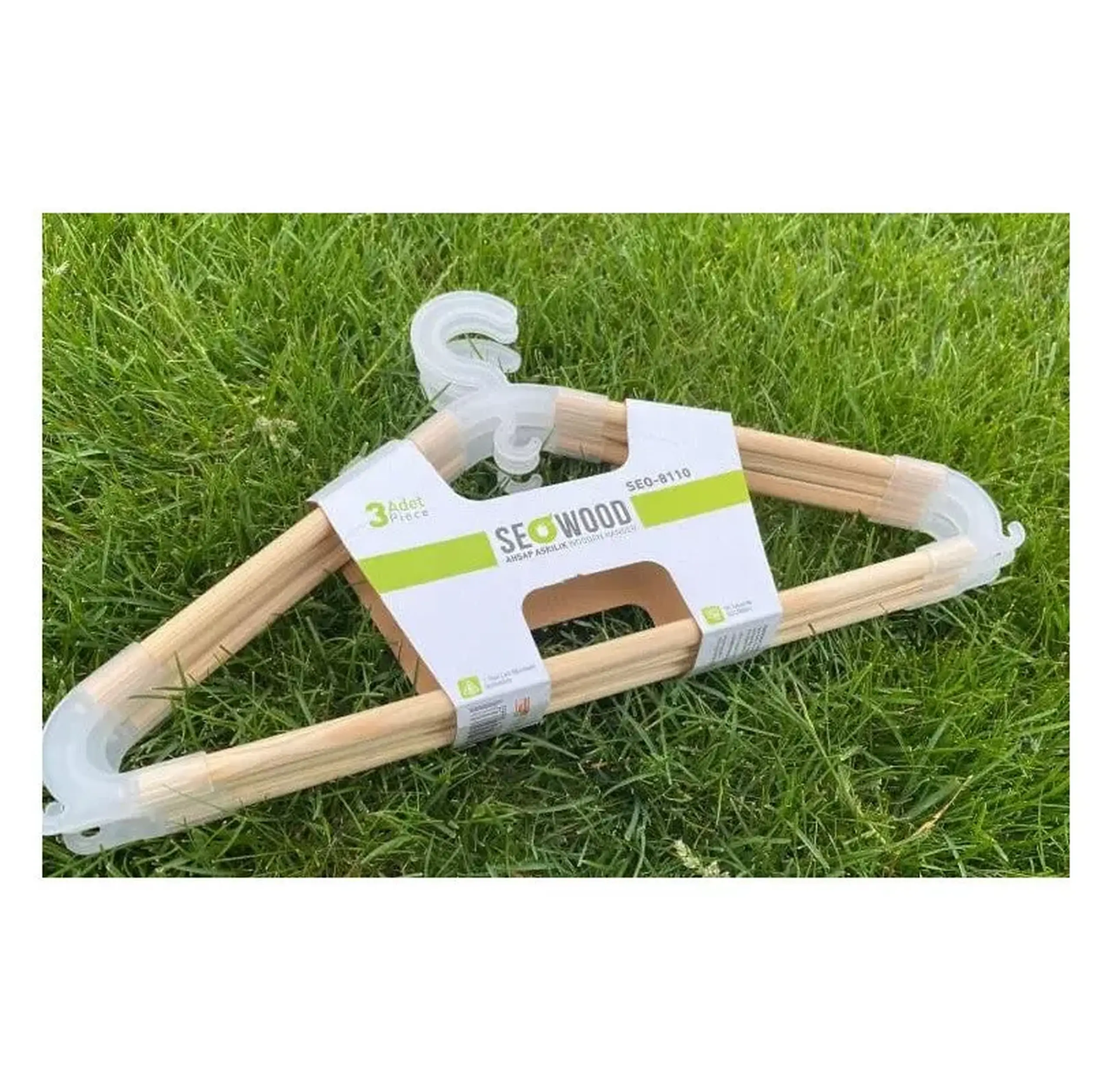 Umerașe din lemn Seowood SEO-8110 – set 3 bucăți, adulți