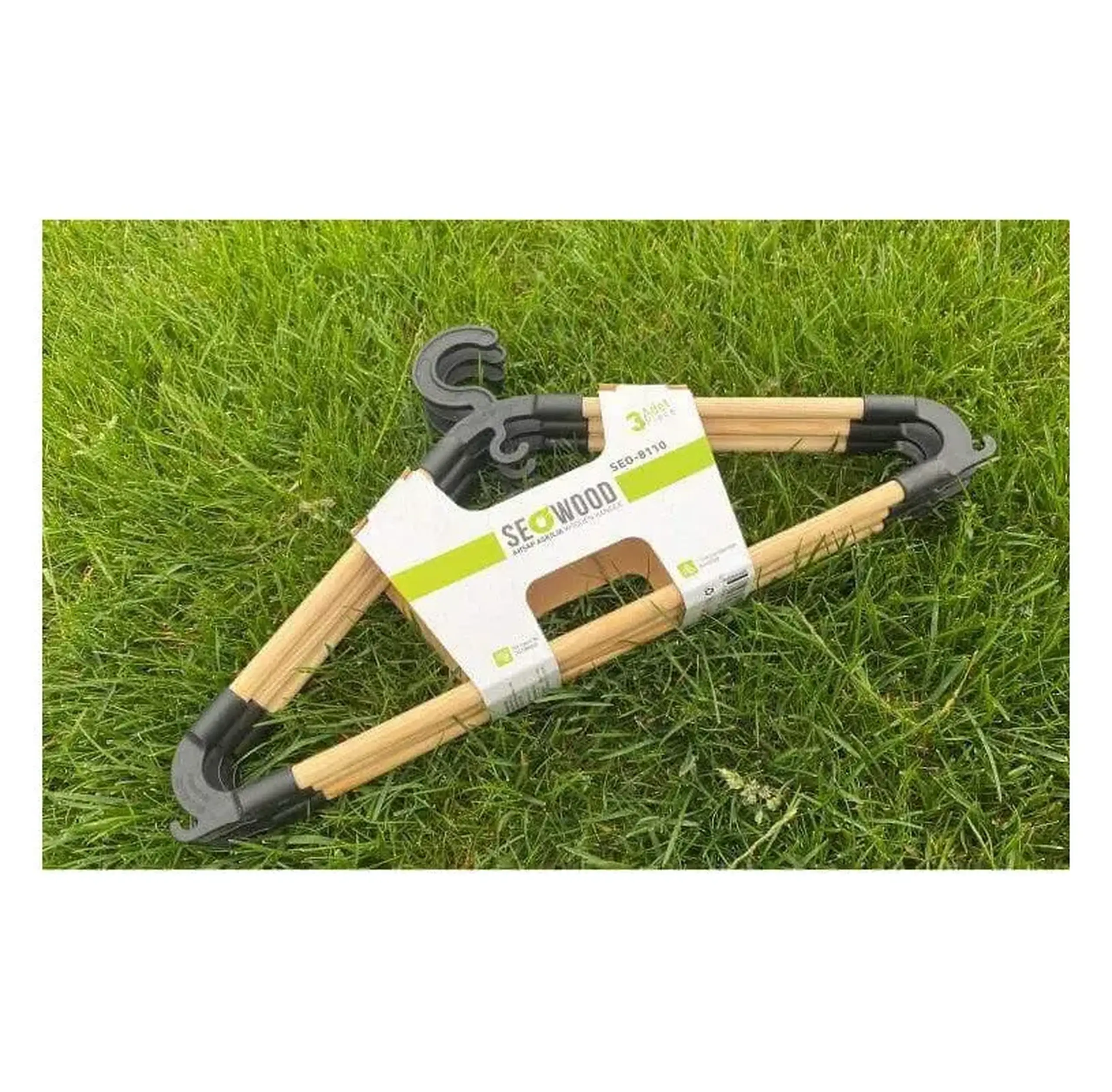 Umerașe din lemn Seowood SEO-8110 – set 3 bucăți, adulți