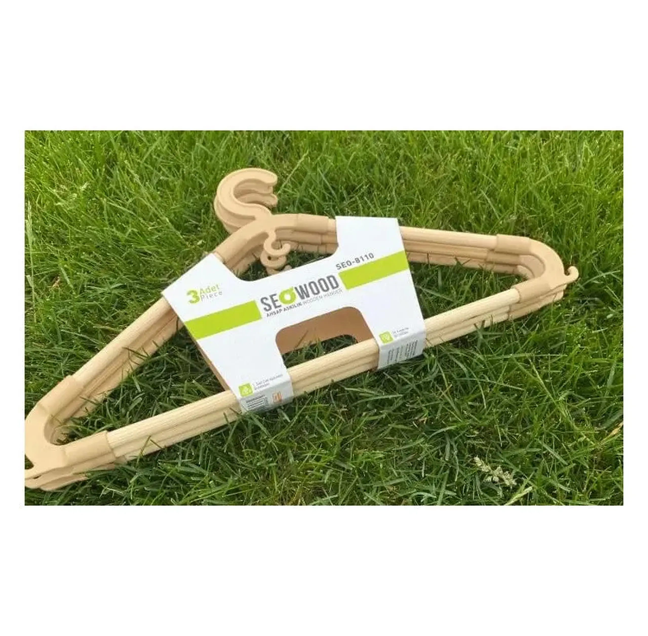 Umerașe din lemn Seowood SEO-8110 – set 3 bucăți, adulți