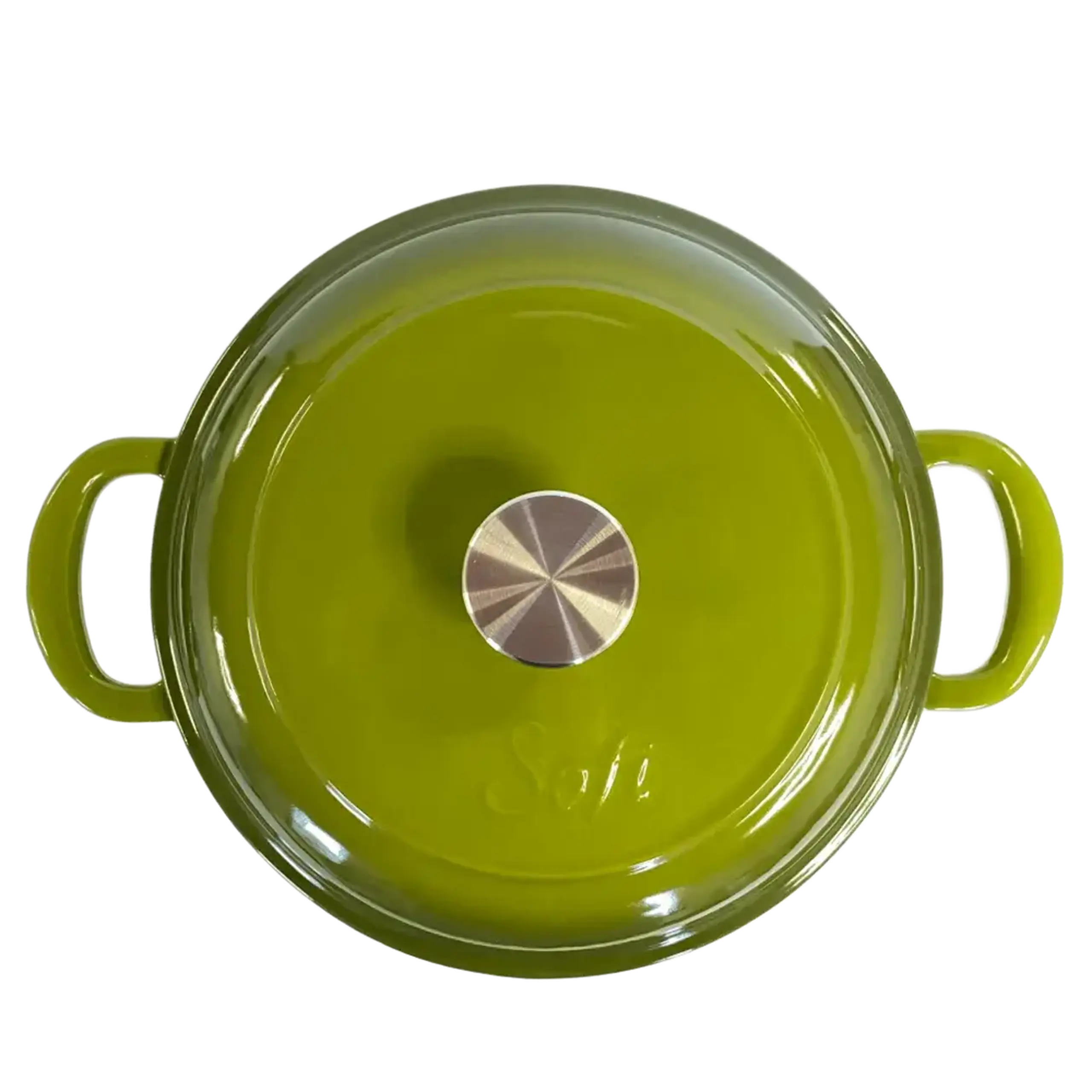 Cratiță josuță din fontă emailată SOFI ETERNA™, 24 cm, Olive