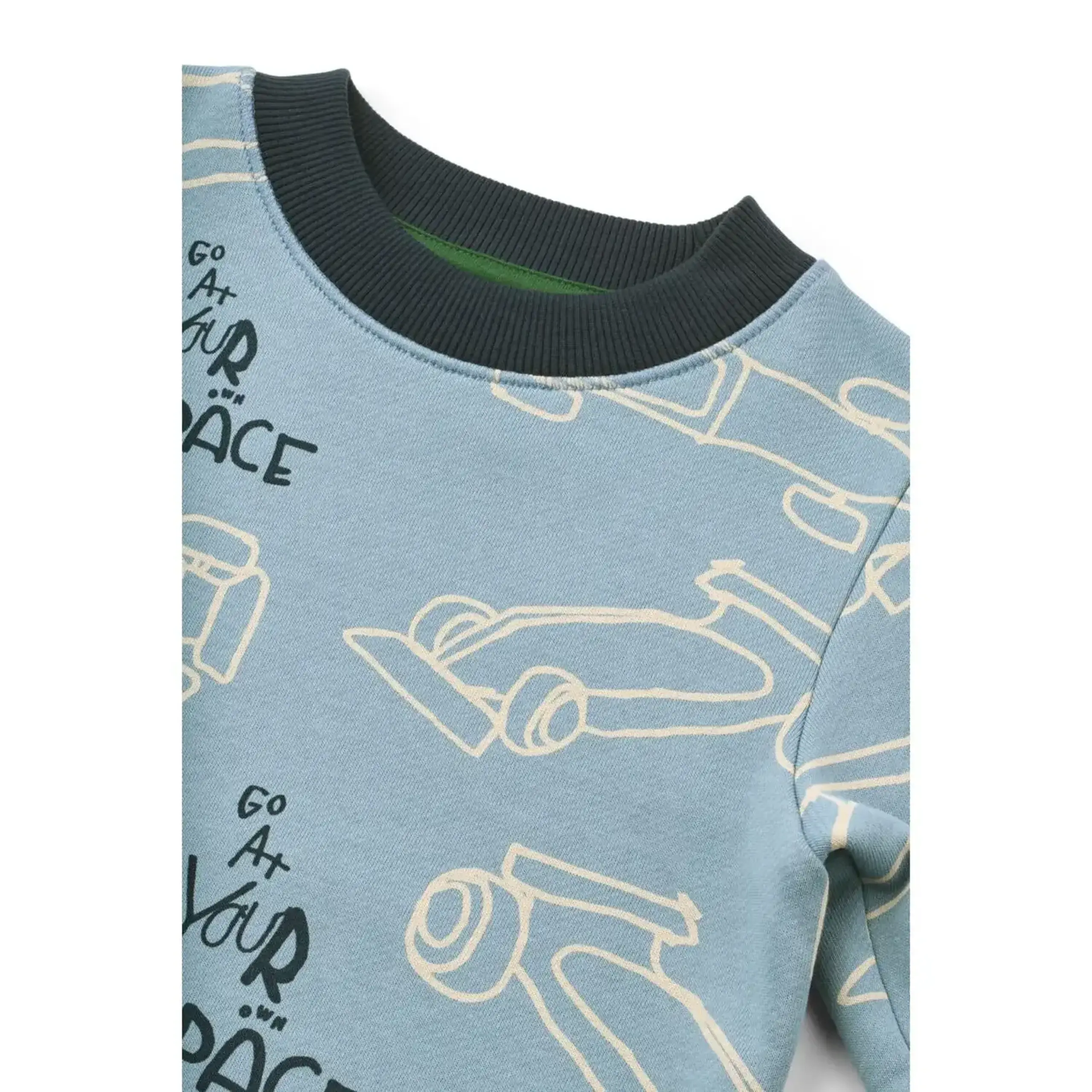 Hanorac din bumbac organic „Race Cars” — Liewood - 98/104 (3-4 ani)