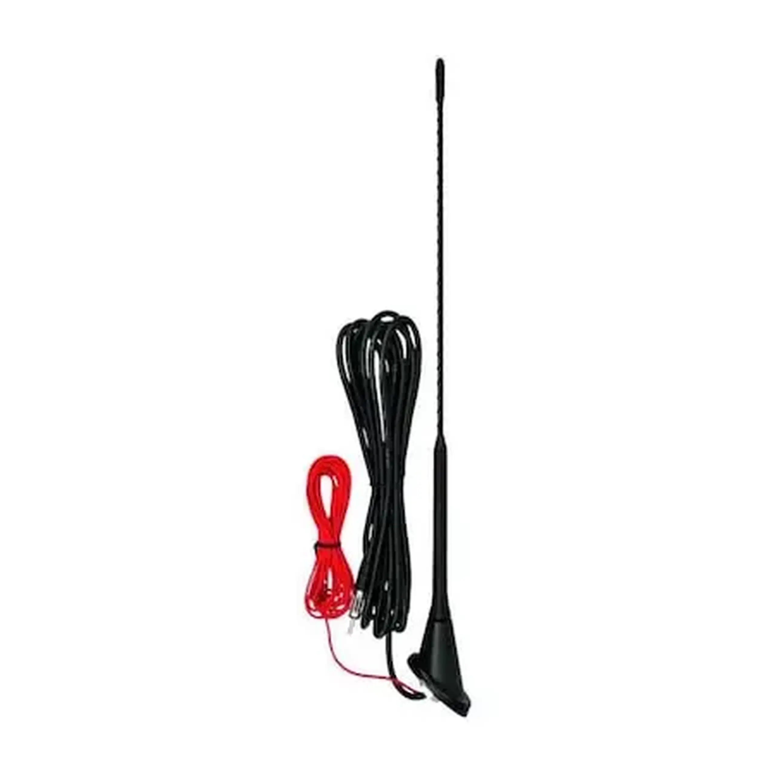 Antena cu amplificator, 4Cars, 12V, 40 cm, Negru