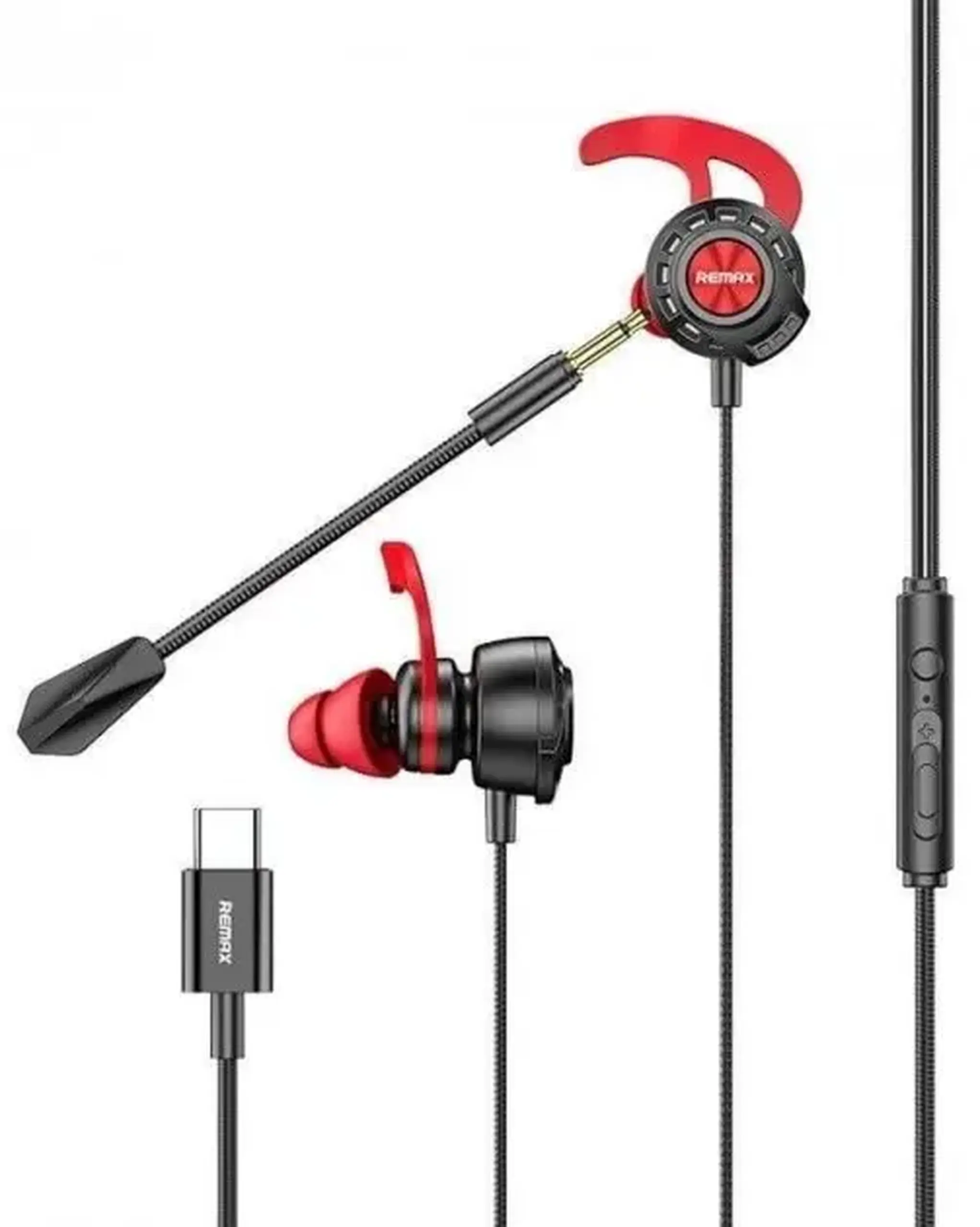 Casti Remax RM-755 Black/Red