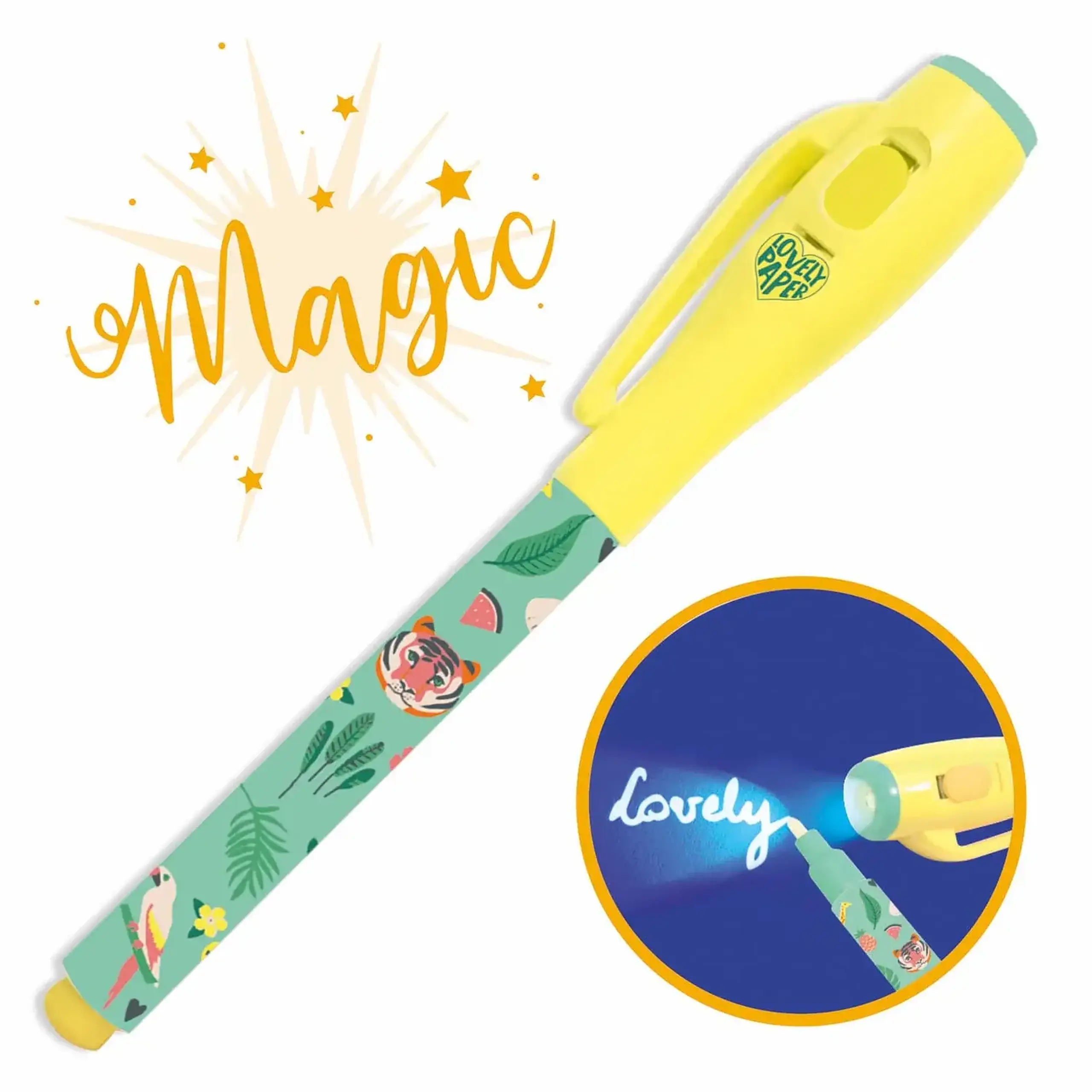 Stilou magic UV, model la alegere — Djeco - Stilou Magic Lucille