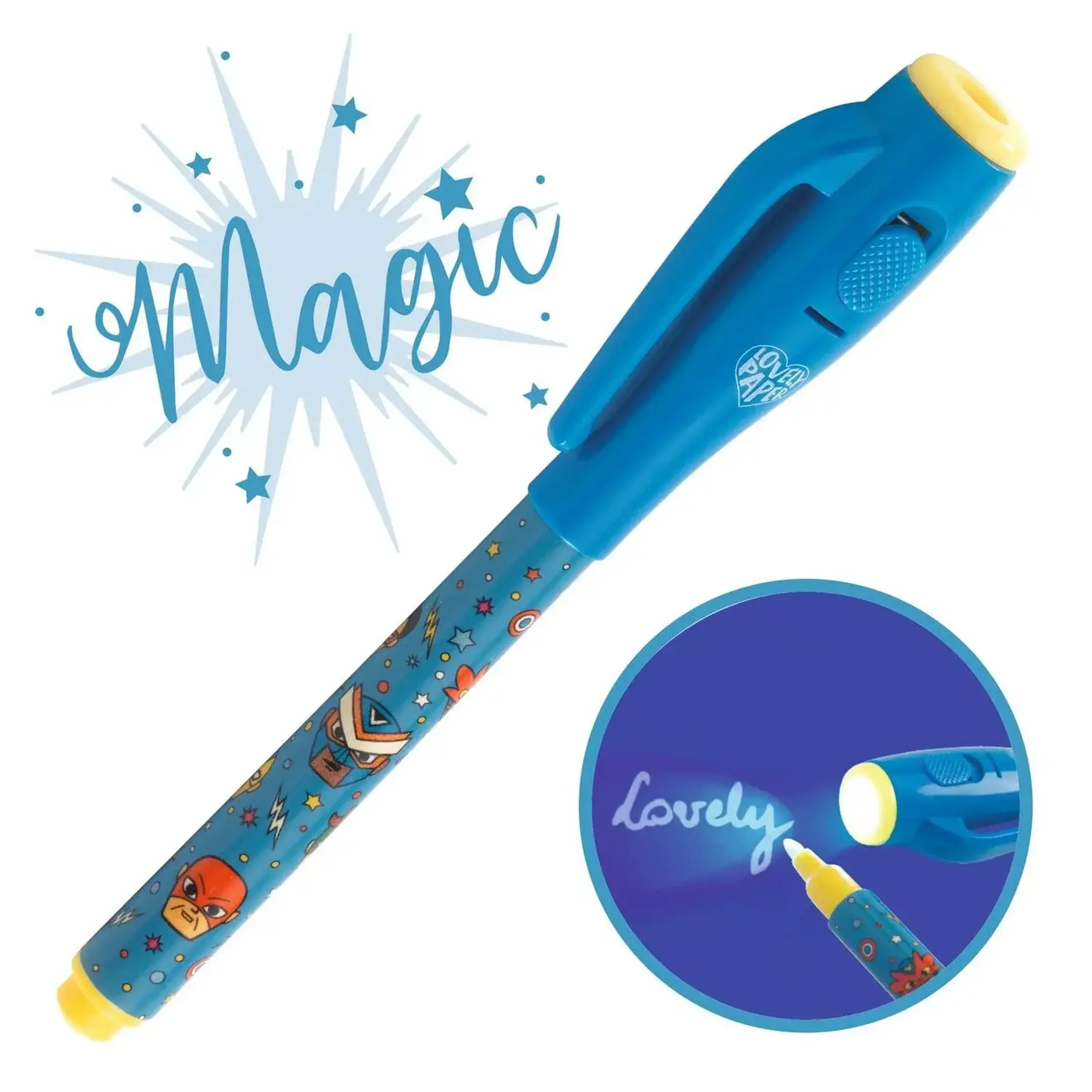 Stilou magic UV, model la alegere — Djeco - Stilou Magic Lucille