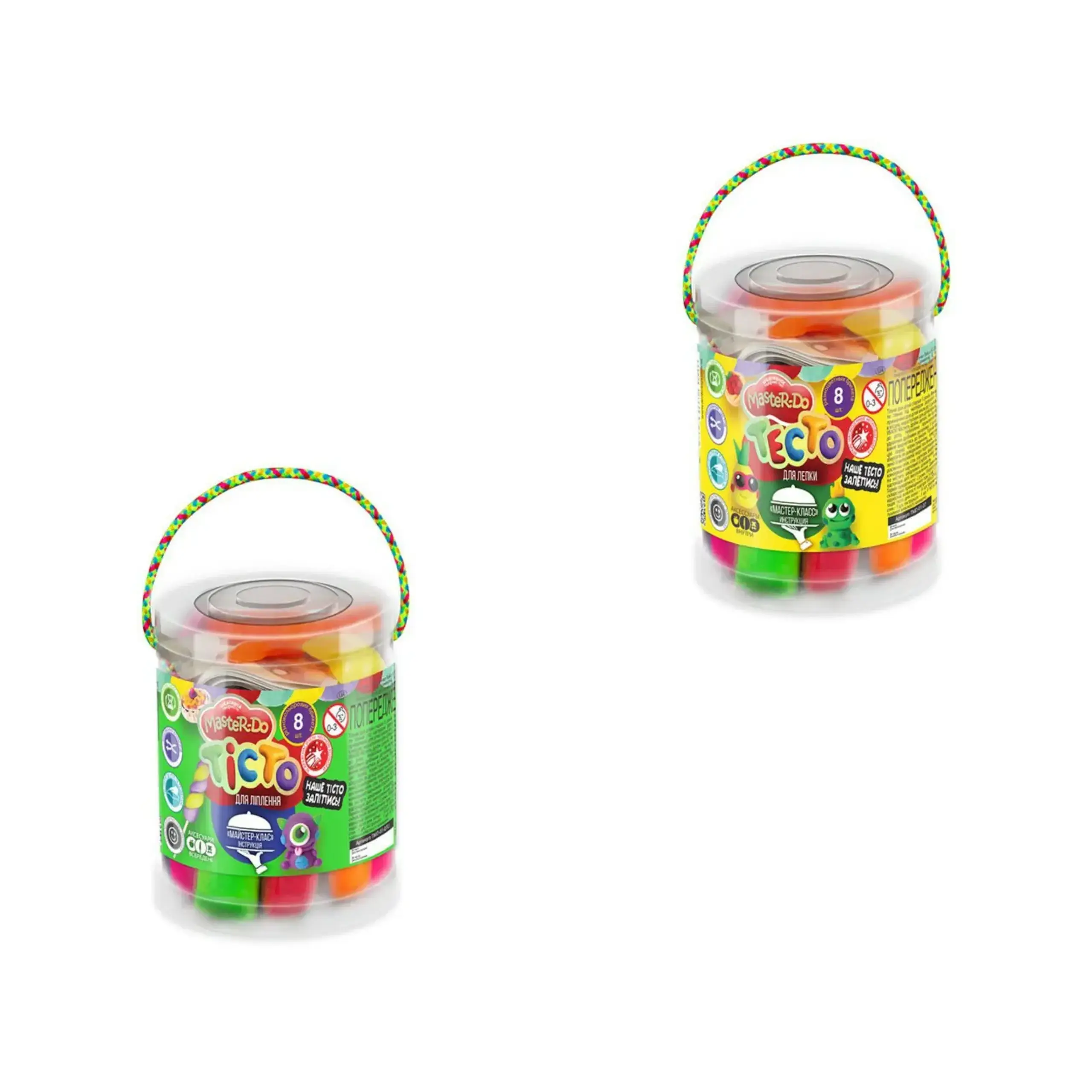Aluat pentru modelare (MASTER DO) in tub 8 culori