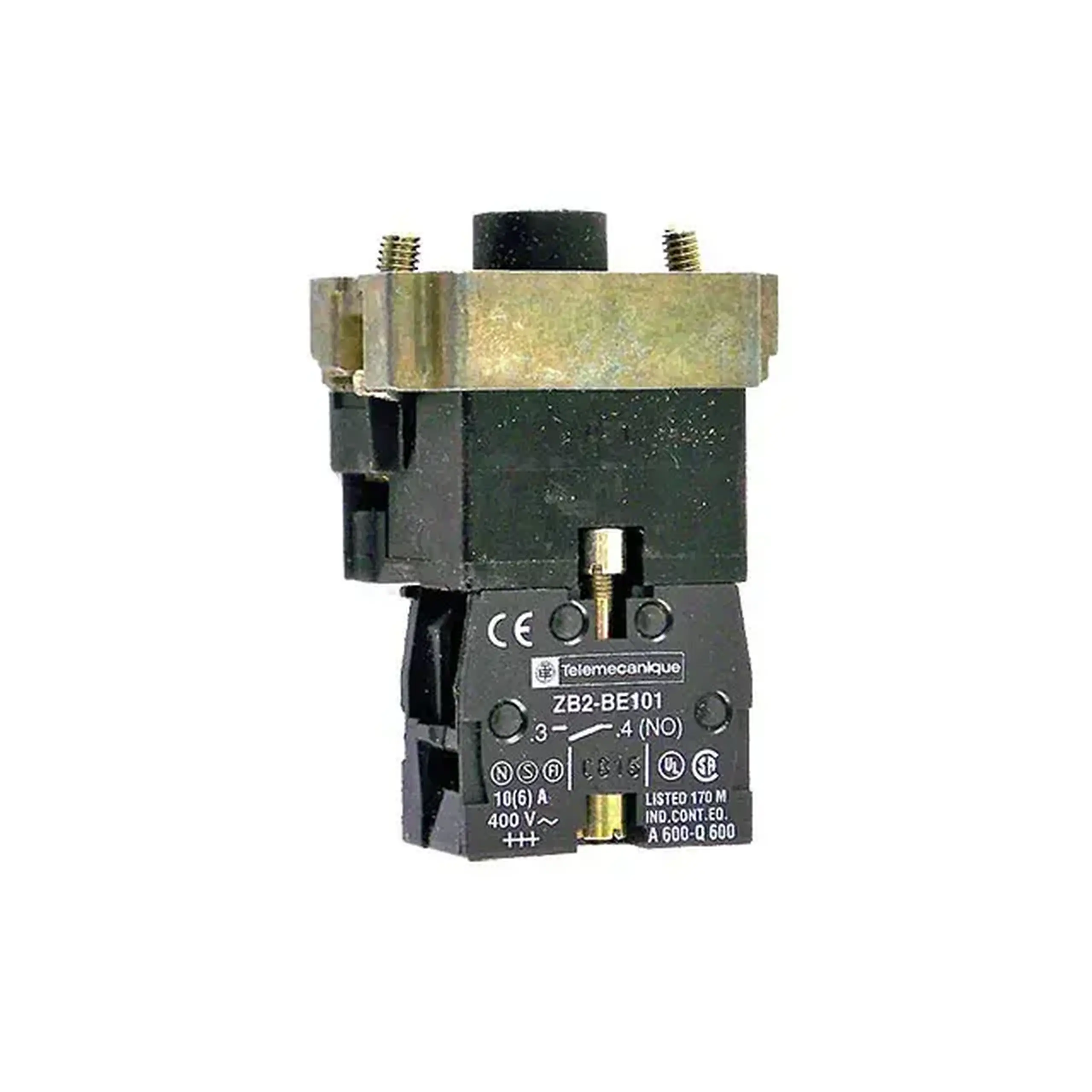 Bază pentru buton KASAN ZB2BW061 1P 400 V 10 A IP20 negru
