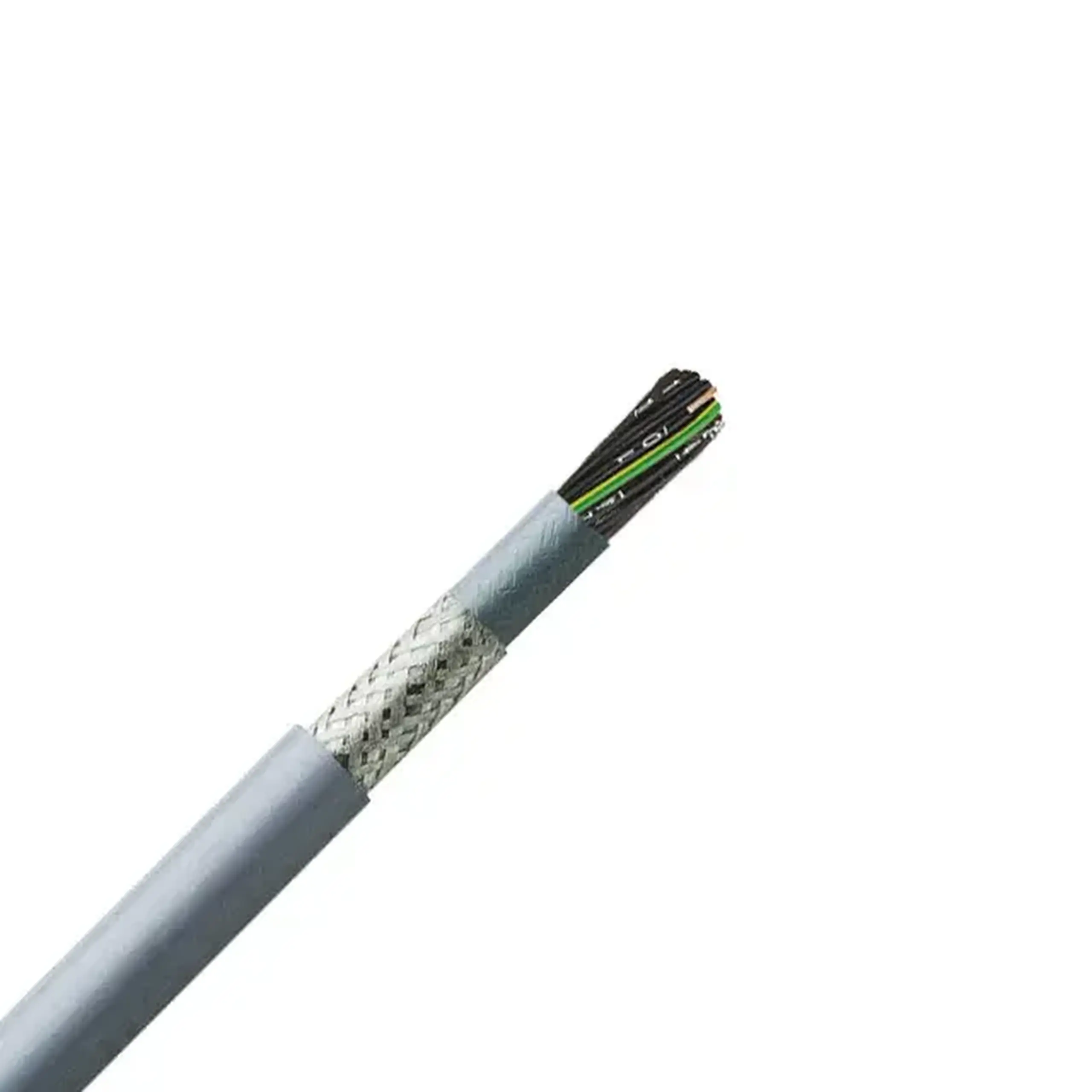 Cablu ecranat YSLYCY-JZ 3 * 0.5 mm² gri cupru