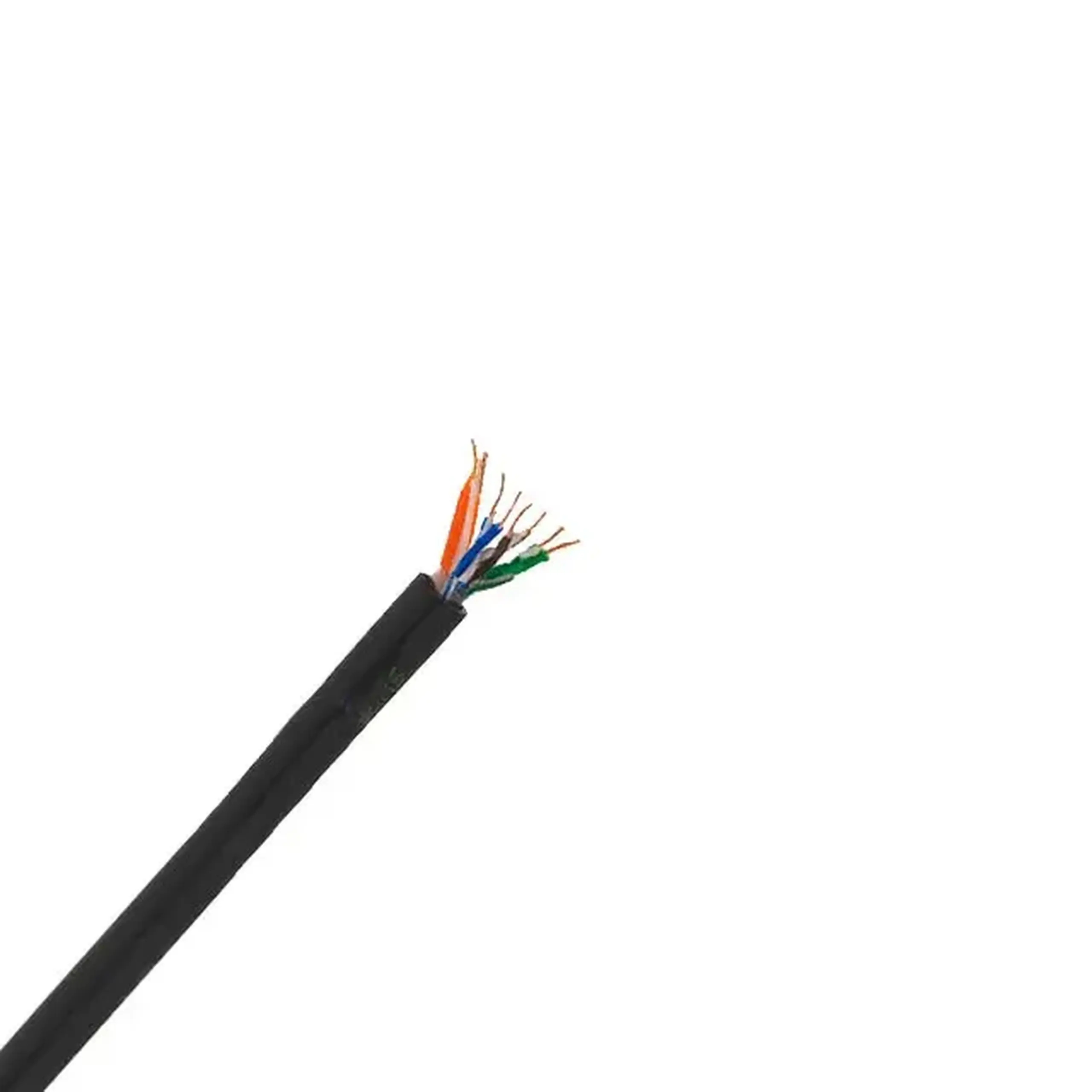 Cablu TSV CAT5E 8 * 0.51 mm² 4x2x0.51 mm² negru cupru
