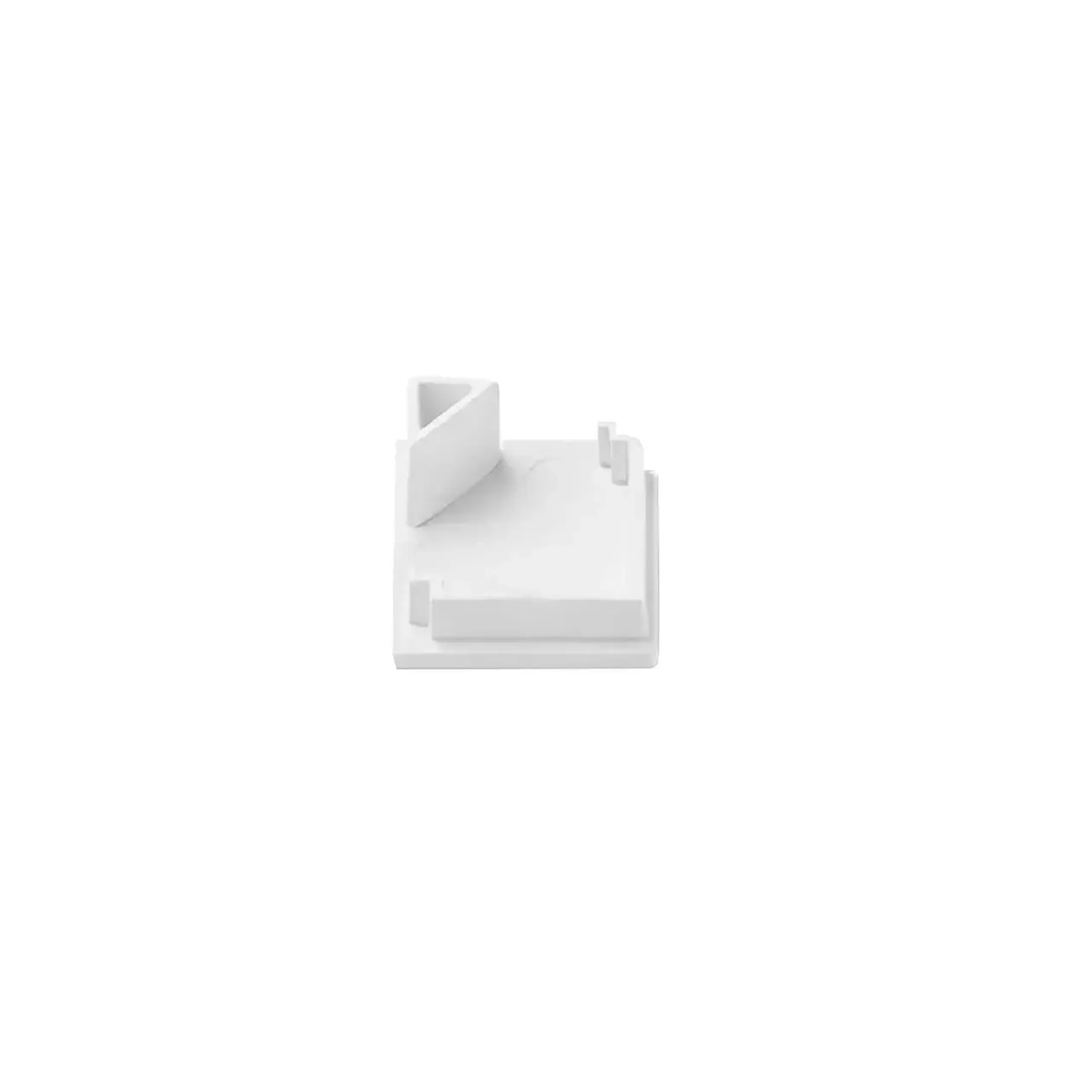 Capac pentru profil LED Elmos - Alb 16 x 16 mm (L x W x H x Ø)
