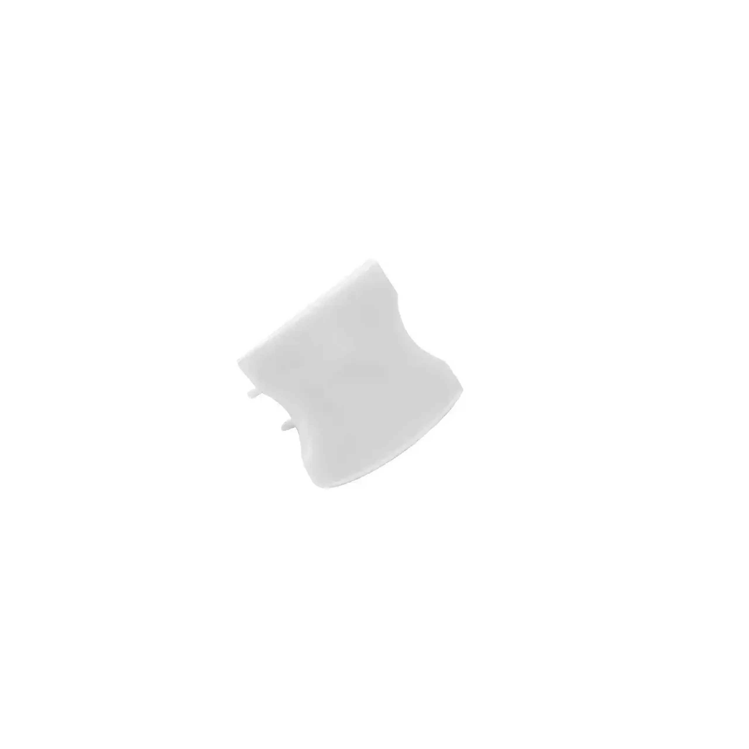 Capac pentru profil LED Elmos - Alb 17 x 14.5 mm (L x W x H x Ø)