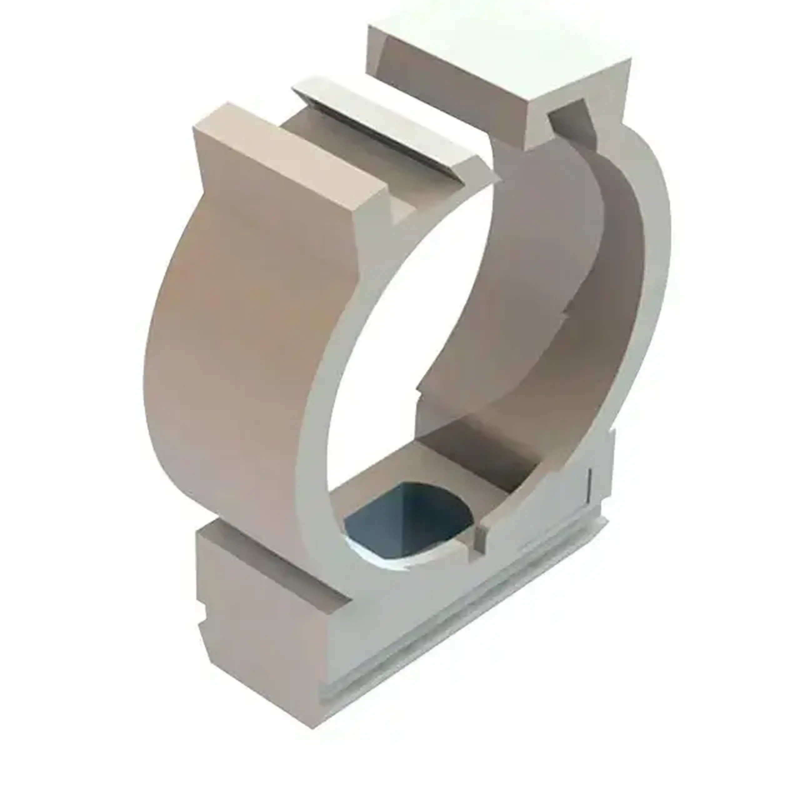 Clemă Omega pentru cabluri și fire electrice 16 mm plastic - Dimensiuni (L x W x H x Ø) 20 mm