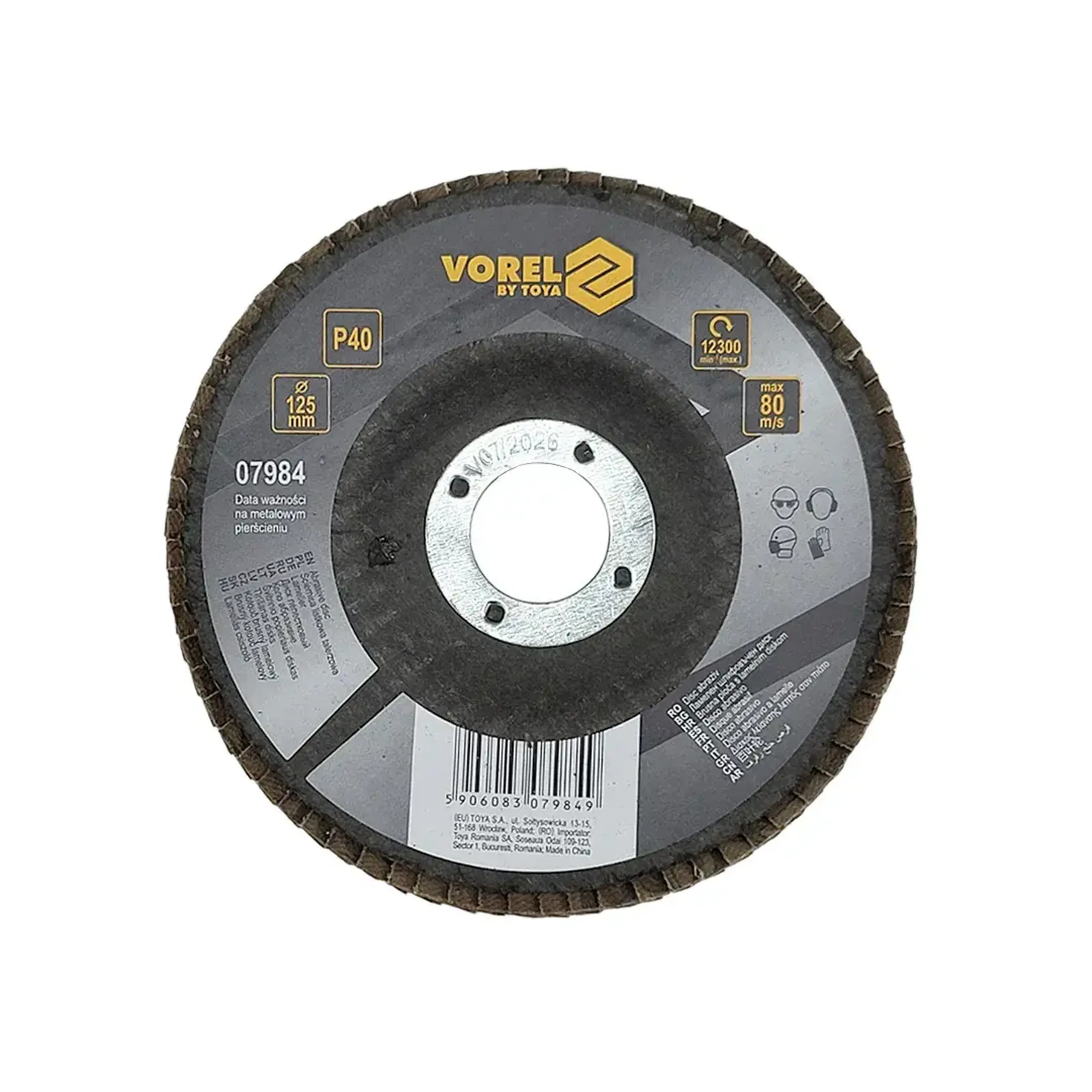 Disc lamelar frontal P40 125 * 22.23 mm Vorel