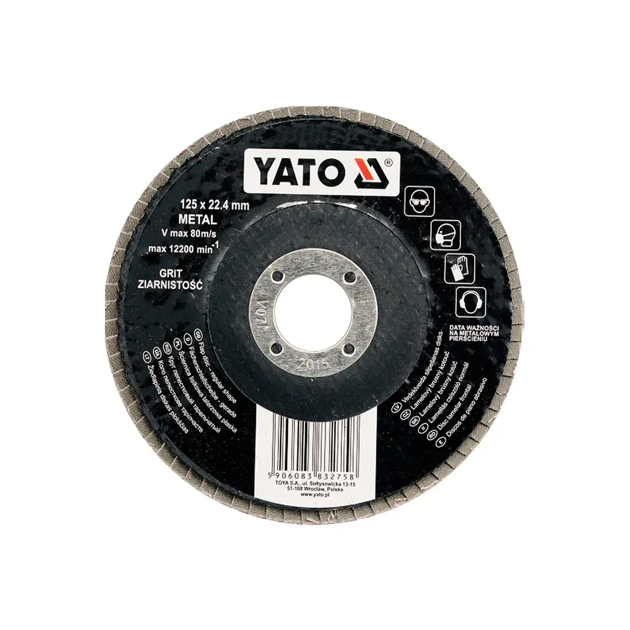 Disc lamelar frontal P60 125 * 22.4 mm Yato