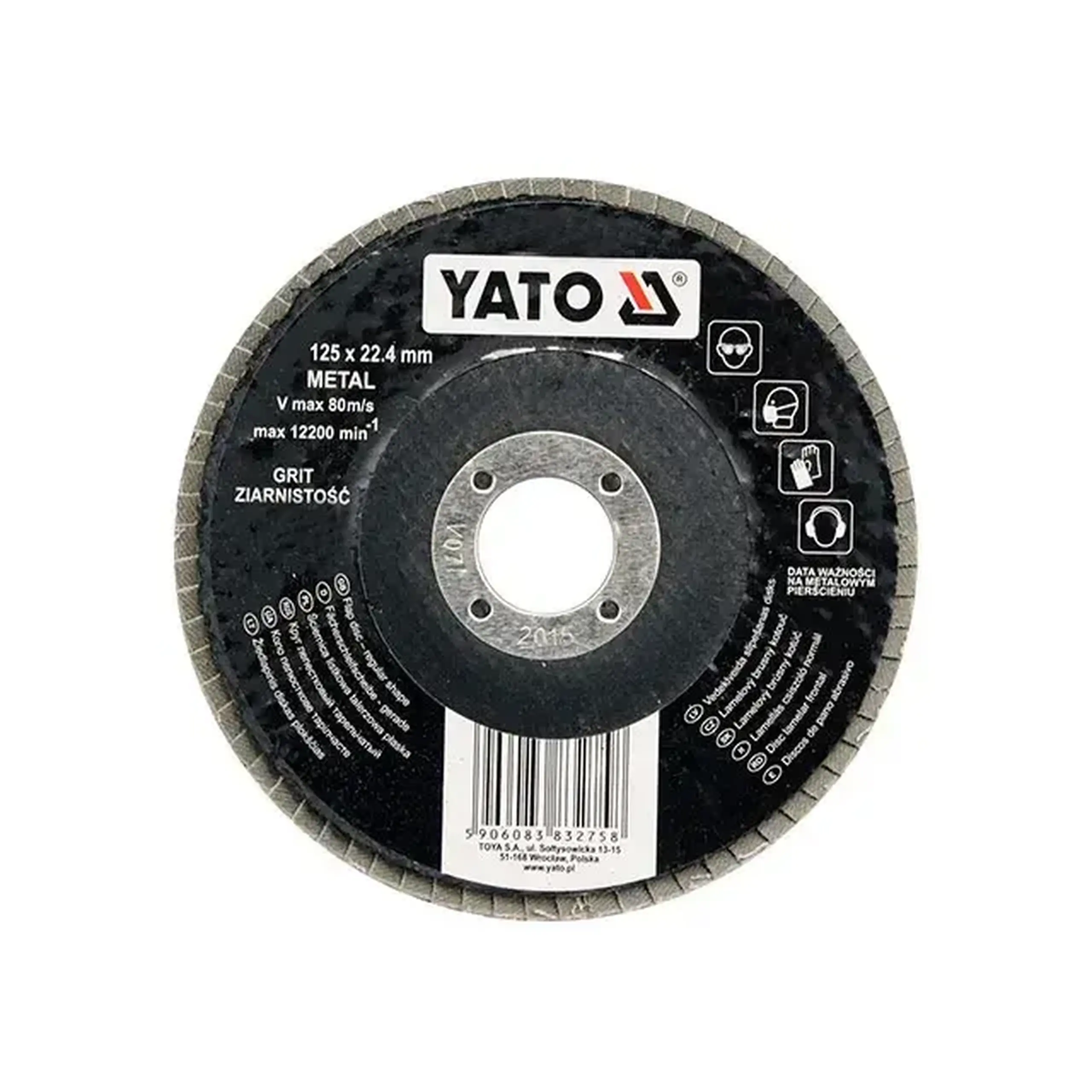 Disc lamelar frontal P80 125 * 22.4 mm Yato