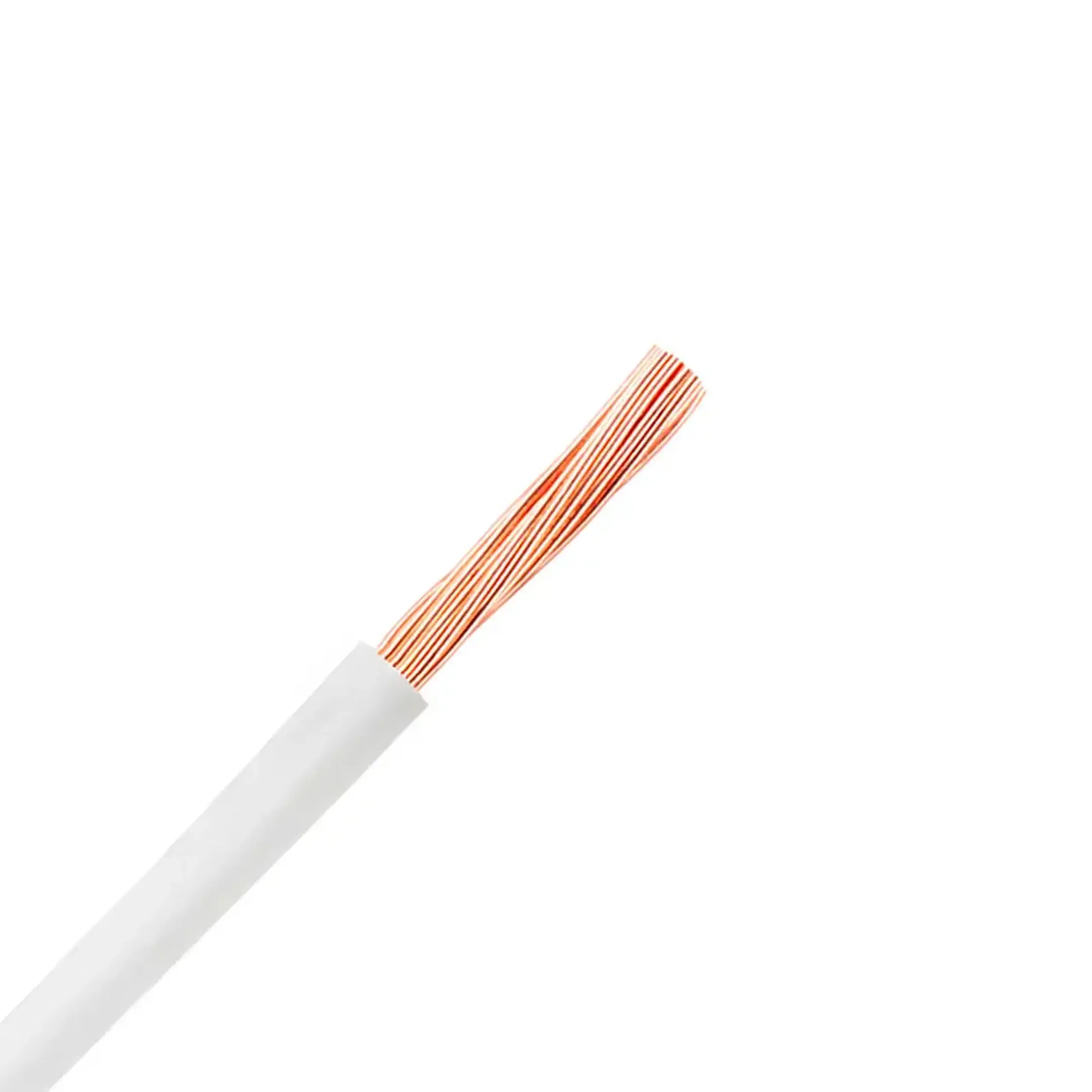 Fir electric H05V-K 1 * 0.50 mm² alb alamă