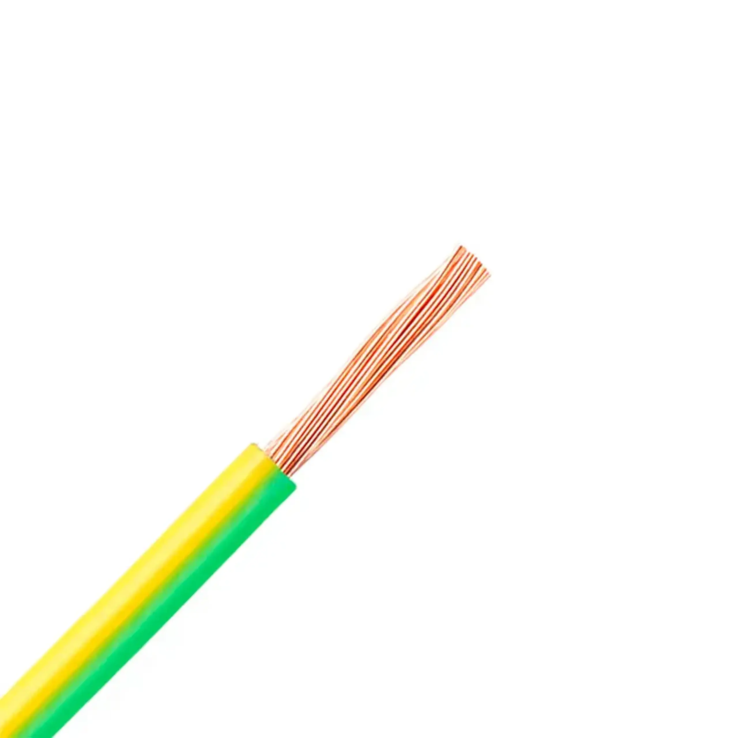Fir electric H07V-K 1 * 0.75 mm² Galben/Verde Cupru