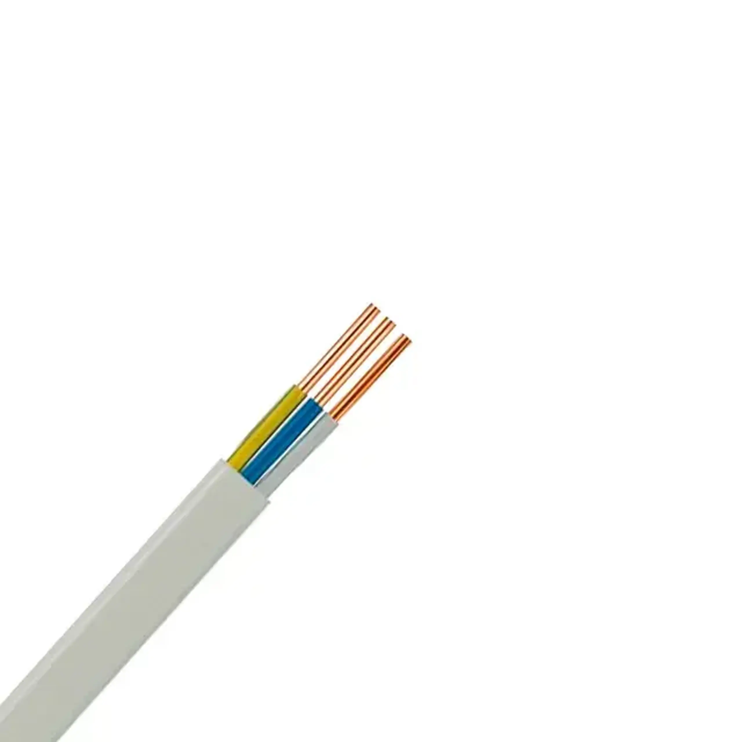 Fir electric ПУВП 3 * 1.5 mm² Alb Cupru