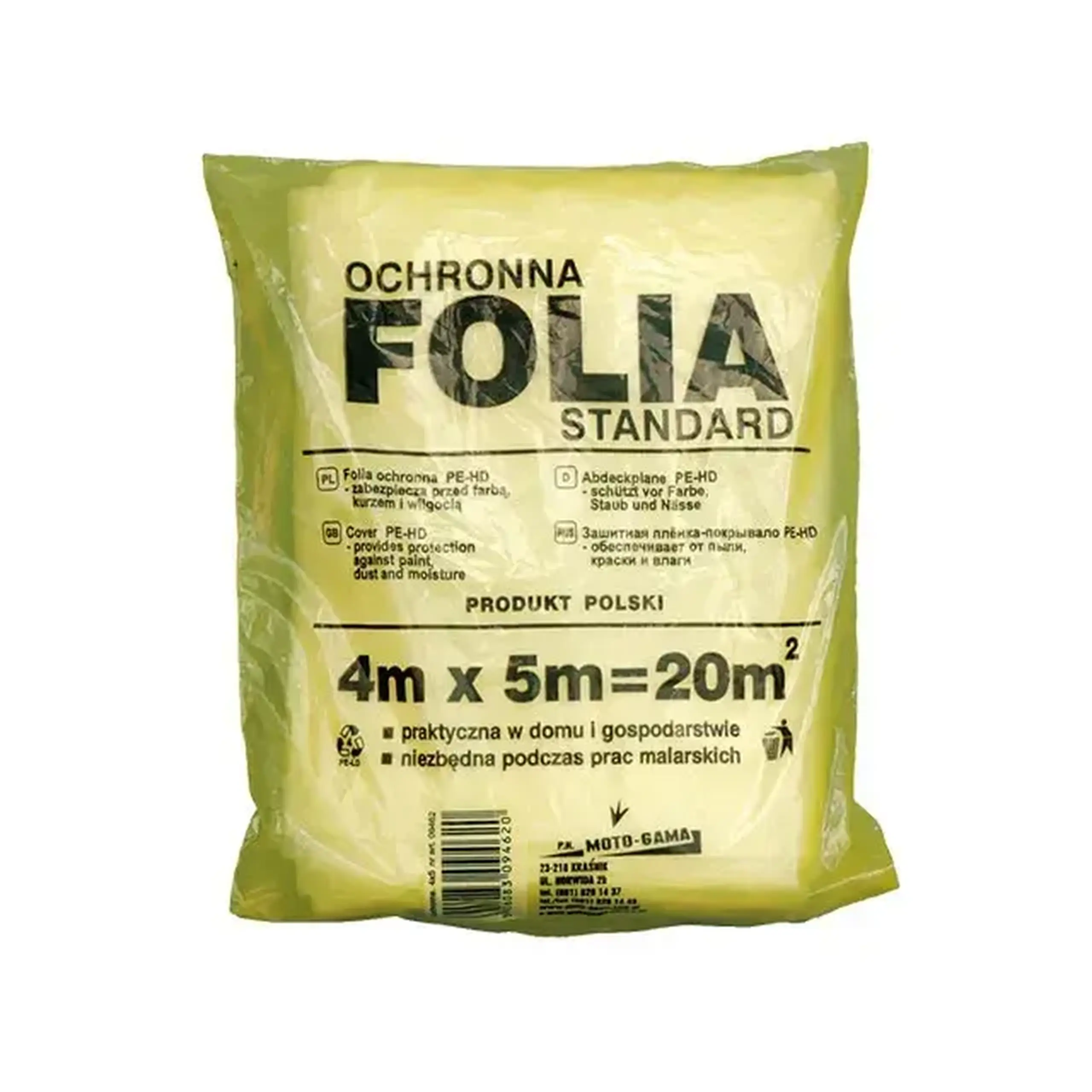 Folie de protecție VOR09462 5 mcr 4 x 5 m Vorel