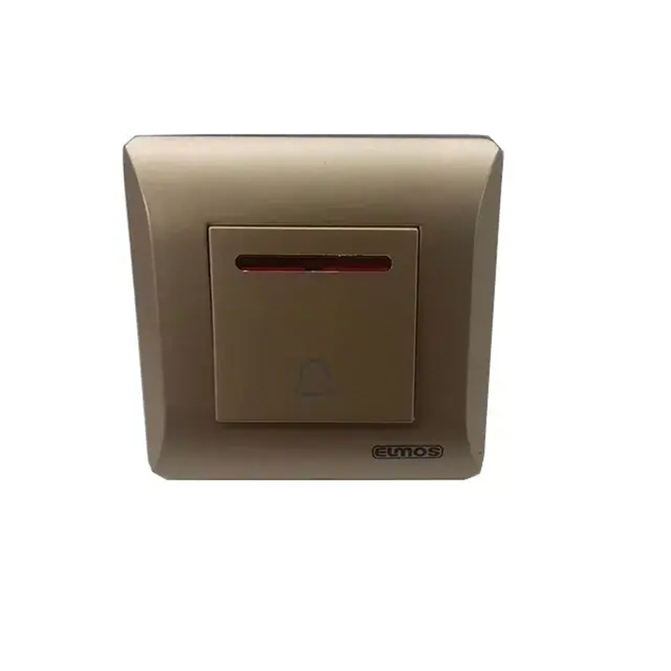 Buton pentru sonerie cu indicator TL0609C 10 A 250 V auriu/Bronz Elmos