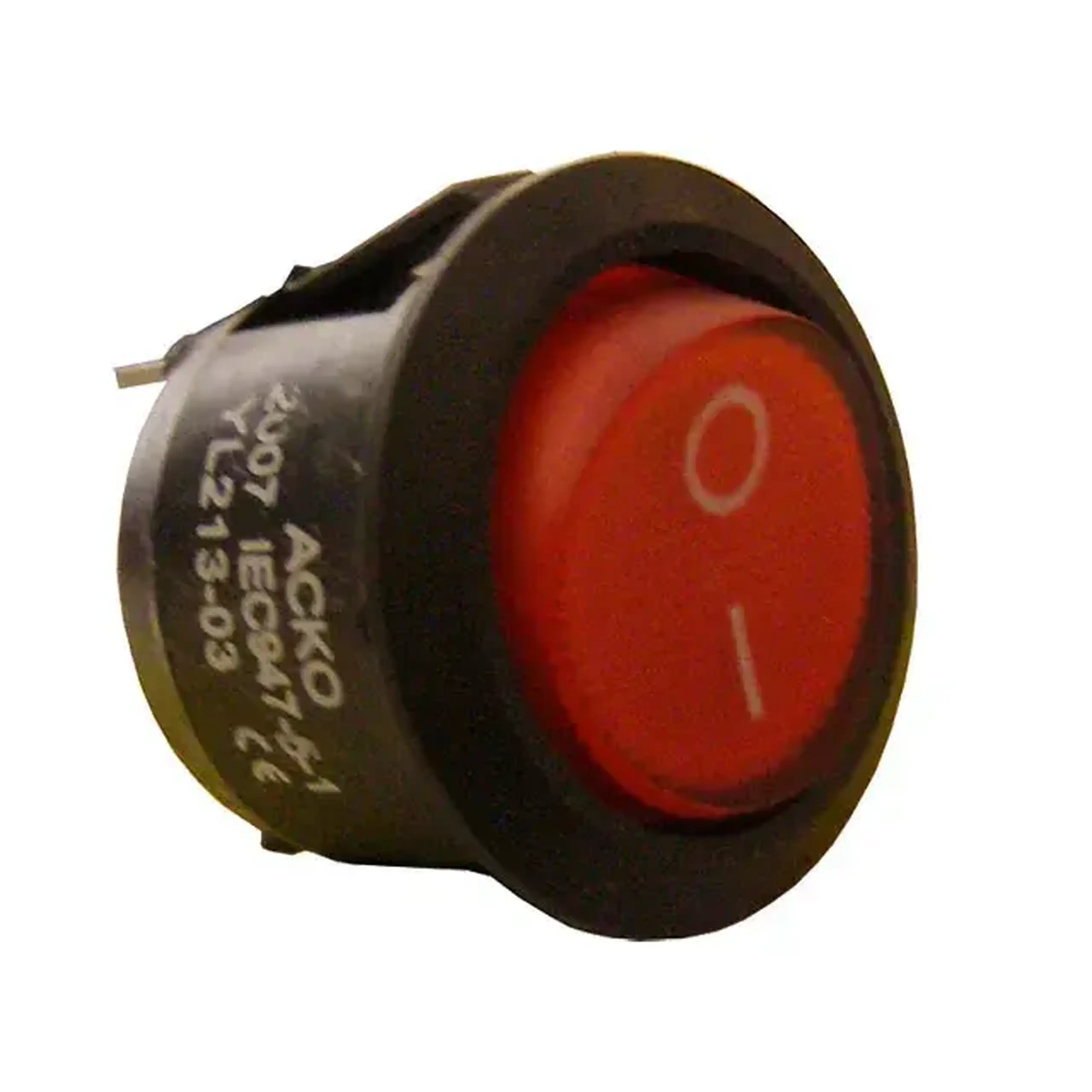 Întrerupător mini KASAN YL213-03 1P 250 V 6 A IP20 roșu/Negru