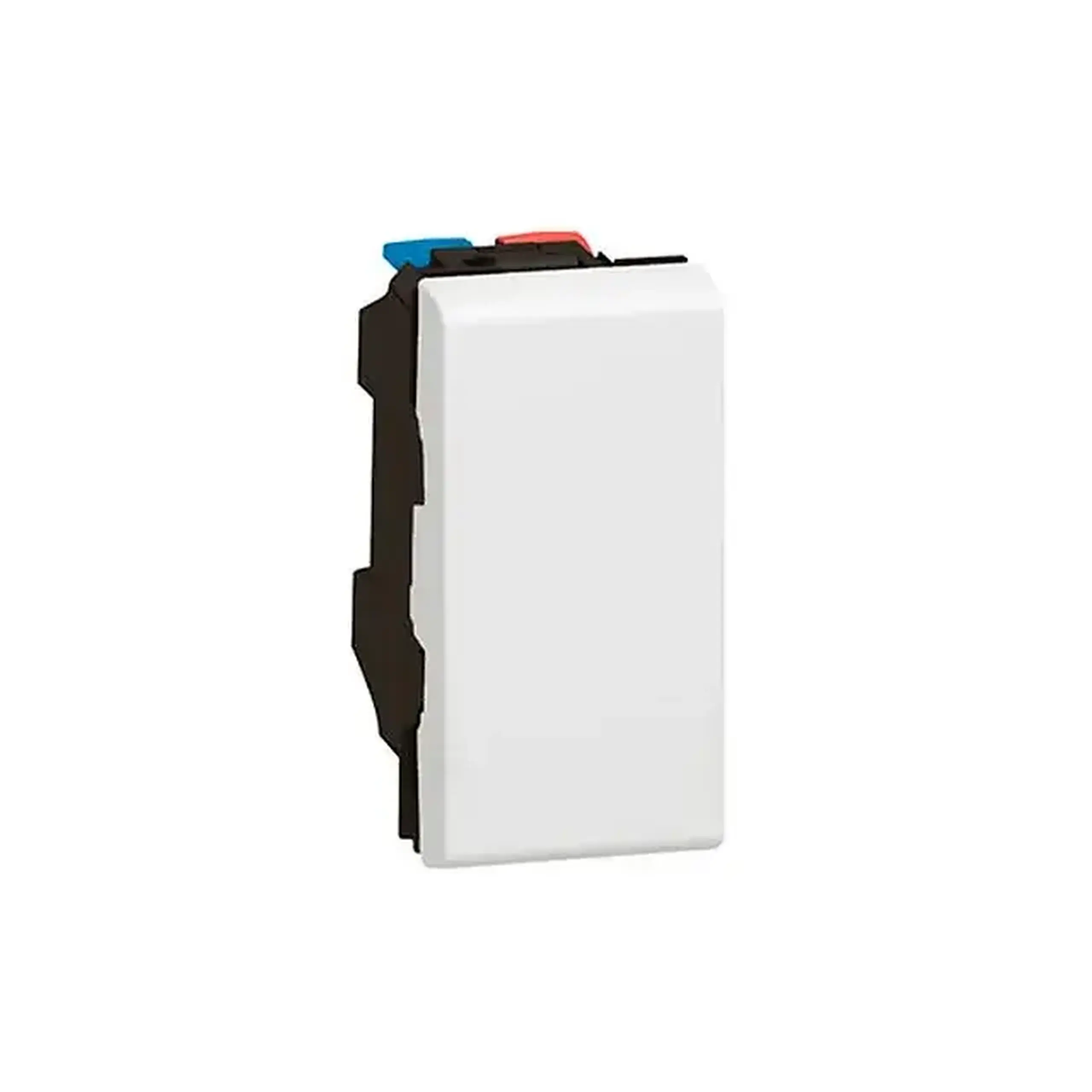 Întrerupător modular 16 A 250 V alb Makel
