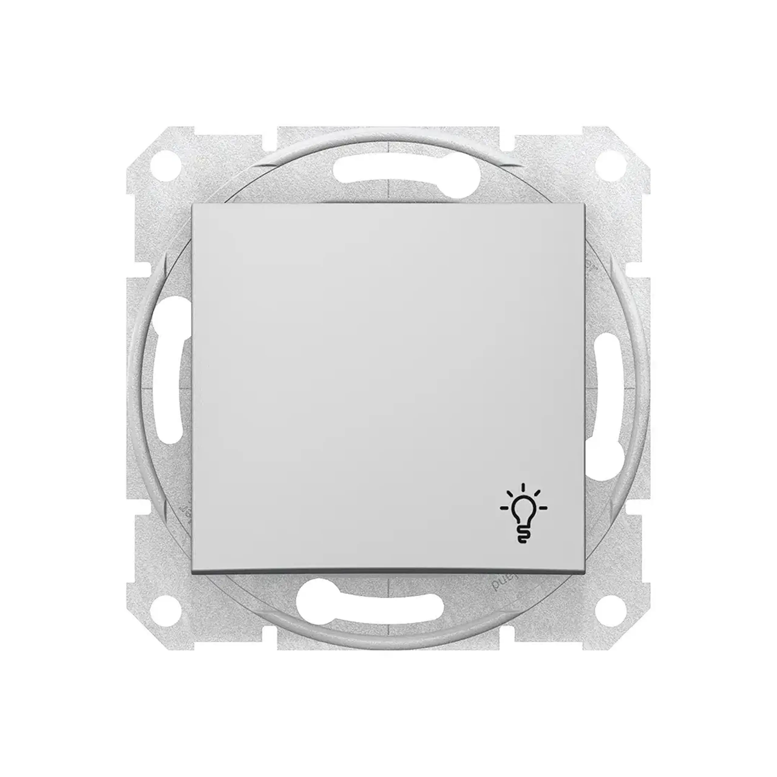 Întrerupător cu revenire SEDNA 10 A 250 V aluminiu Schneider-Electric