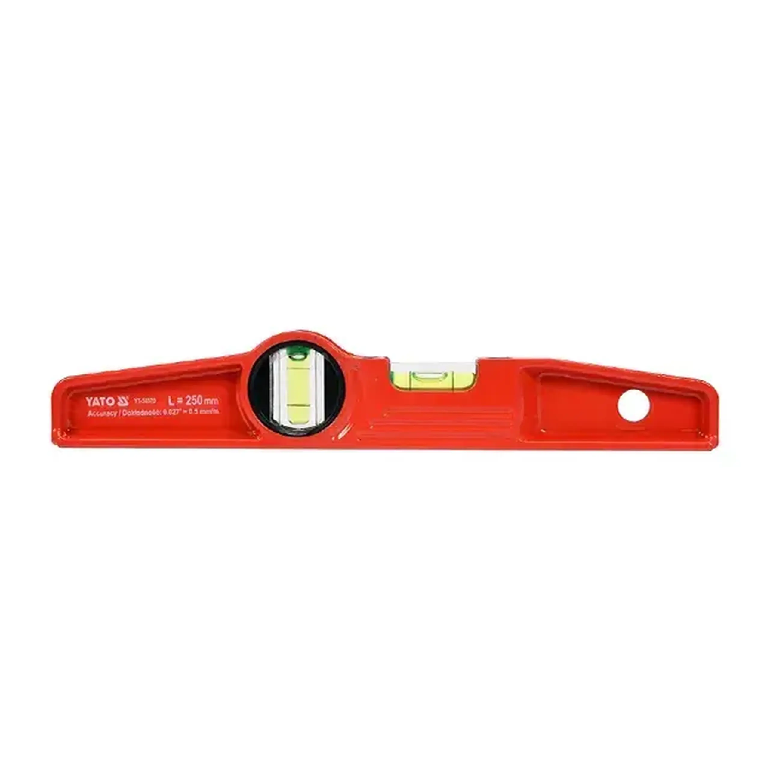 Nivelă magnetică trapez 250 mm 2 bule Yato