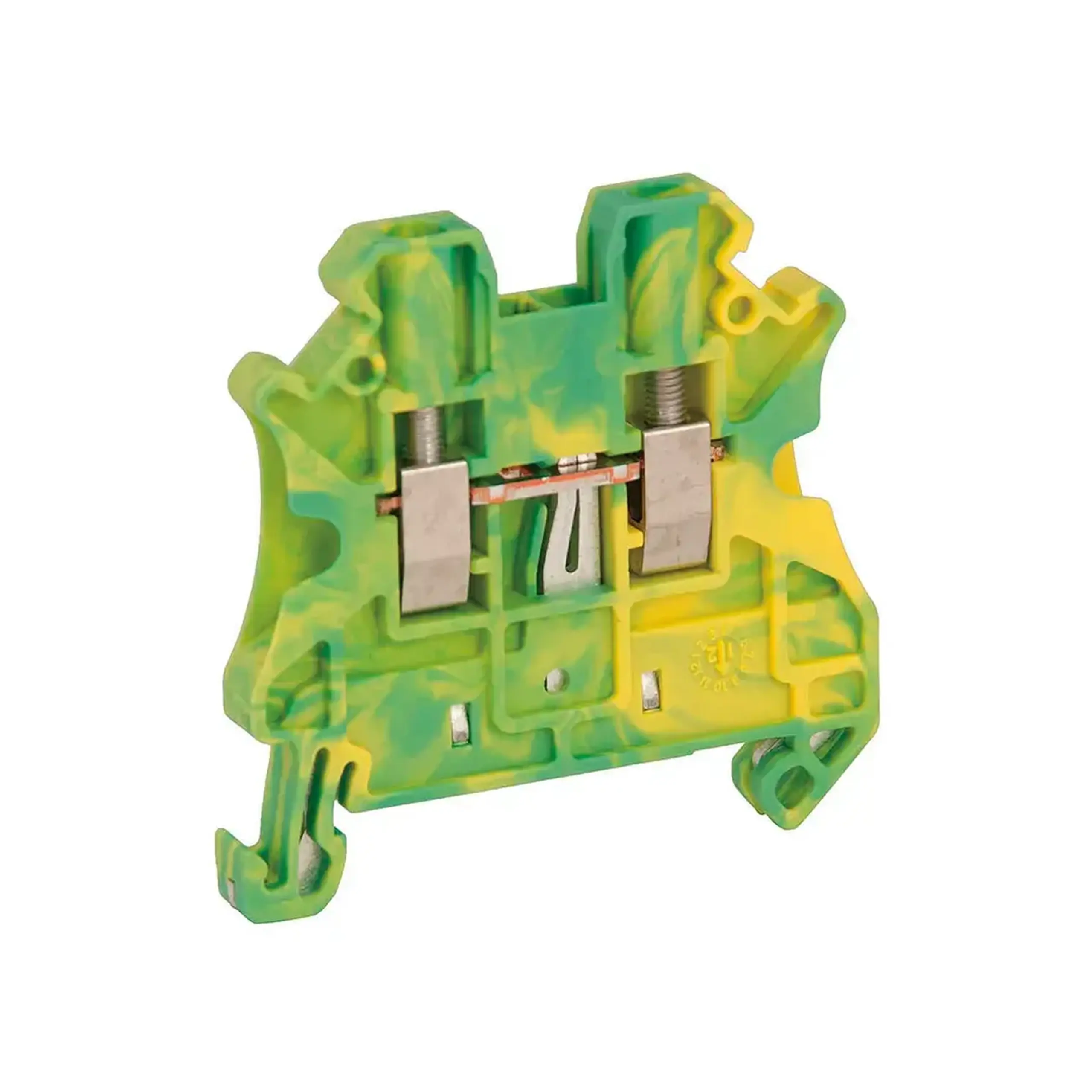 Panou contacte Schneider-Electric NSYTRV22 2.5 mm² 24 A 1 kV - Culoare Galben/Verde