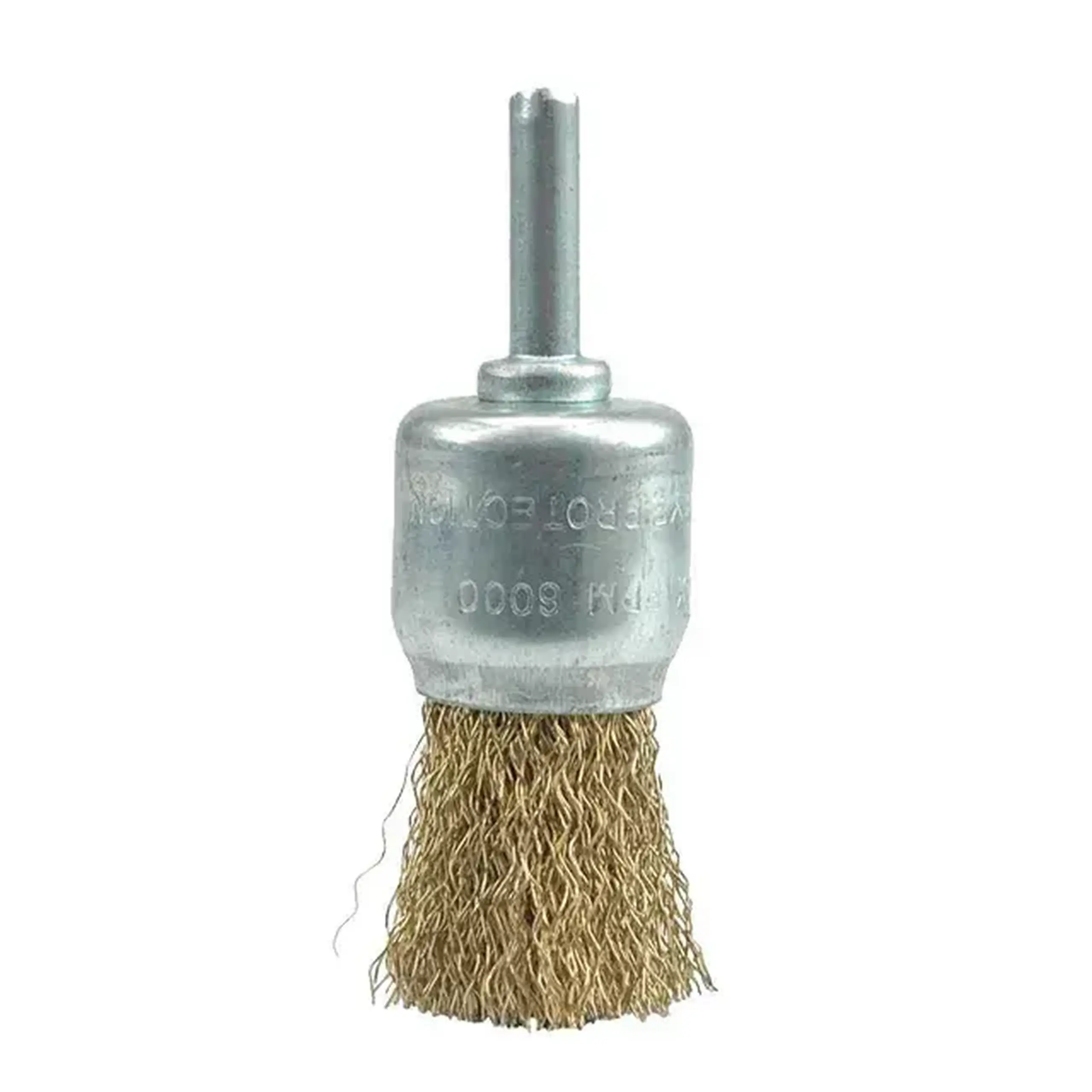 Perie circulară din sârmă cu tijă 24 mm Vorel - Tip material Oțel/Alamă
